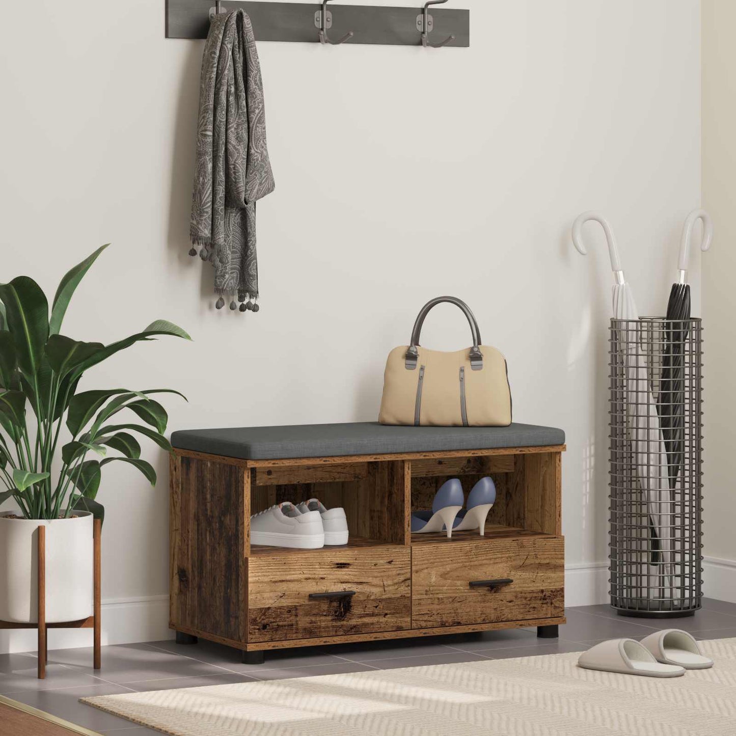 Flurbank Altholz 80 x 38 x 46 cm
