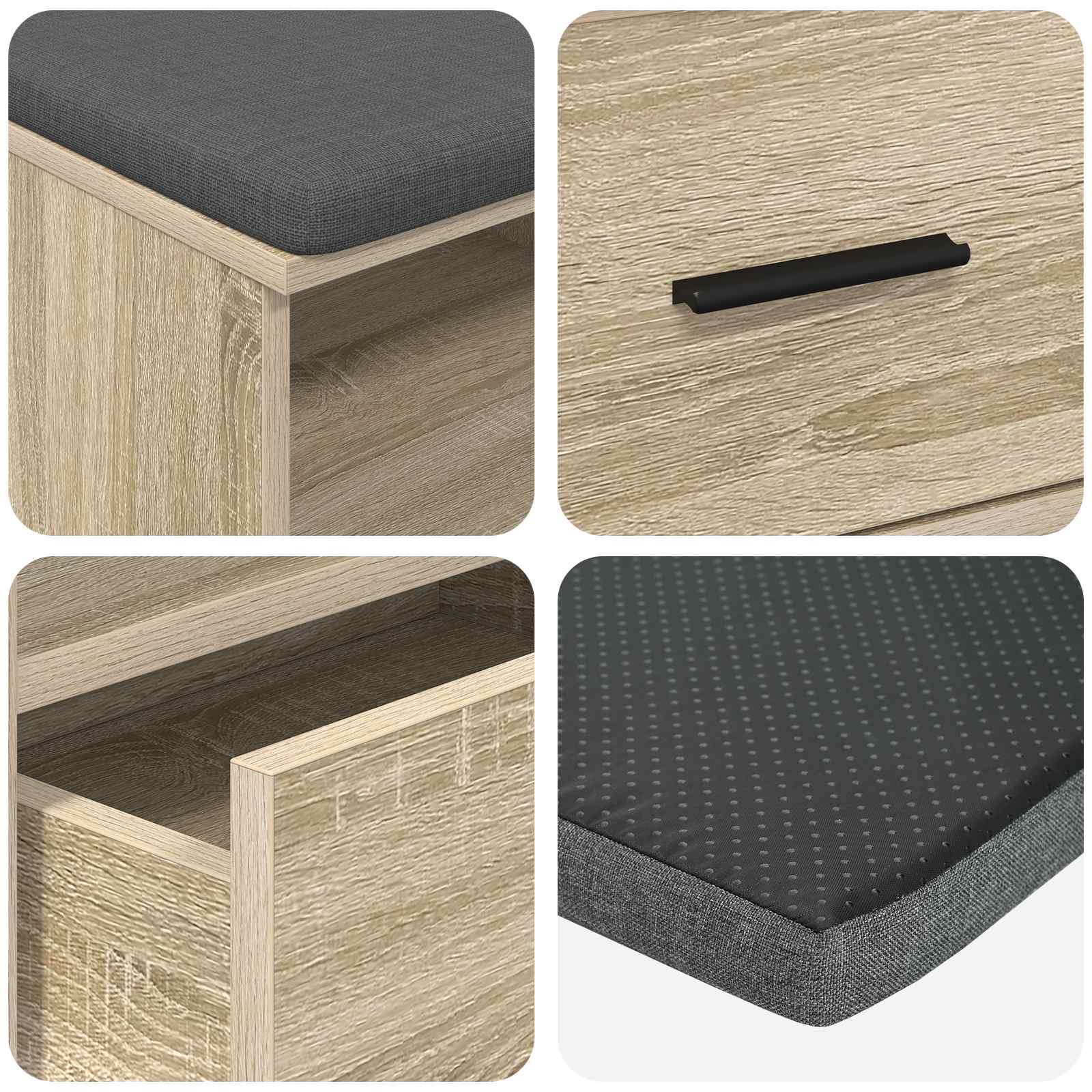 Flurbank Sonoma-Eiche 100 x 38 x 46 cm