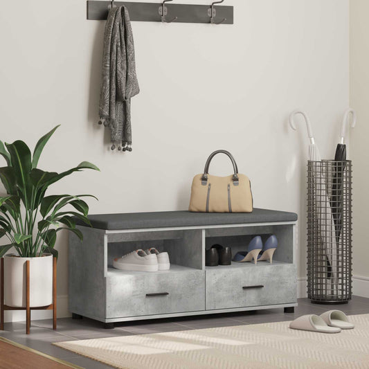 Flurbank Betongrau 100 x 38 x 46 cm