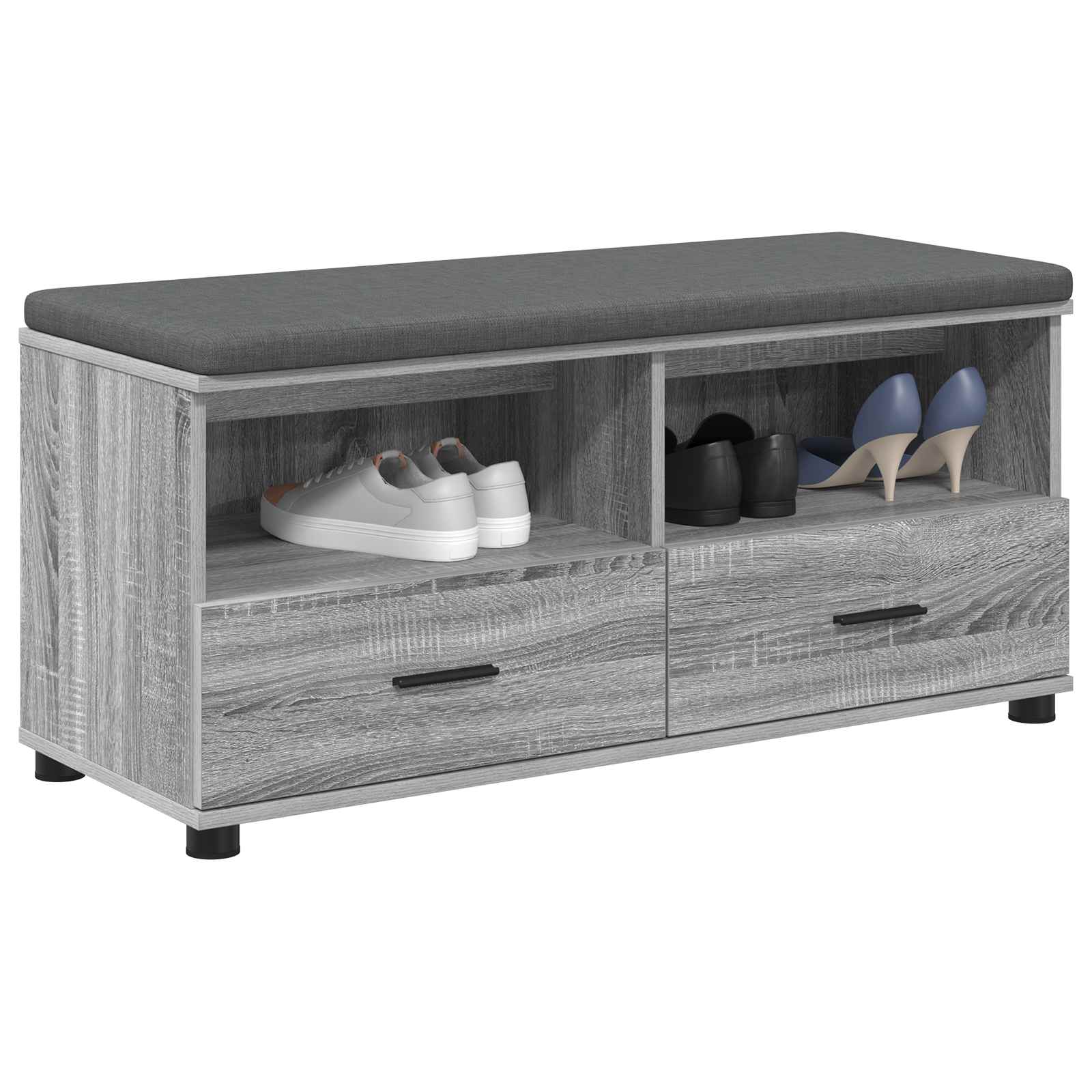 Flurbank Sonoma-Grau 100 x 38 x 46 cm