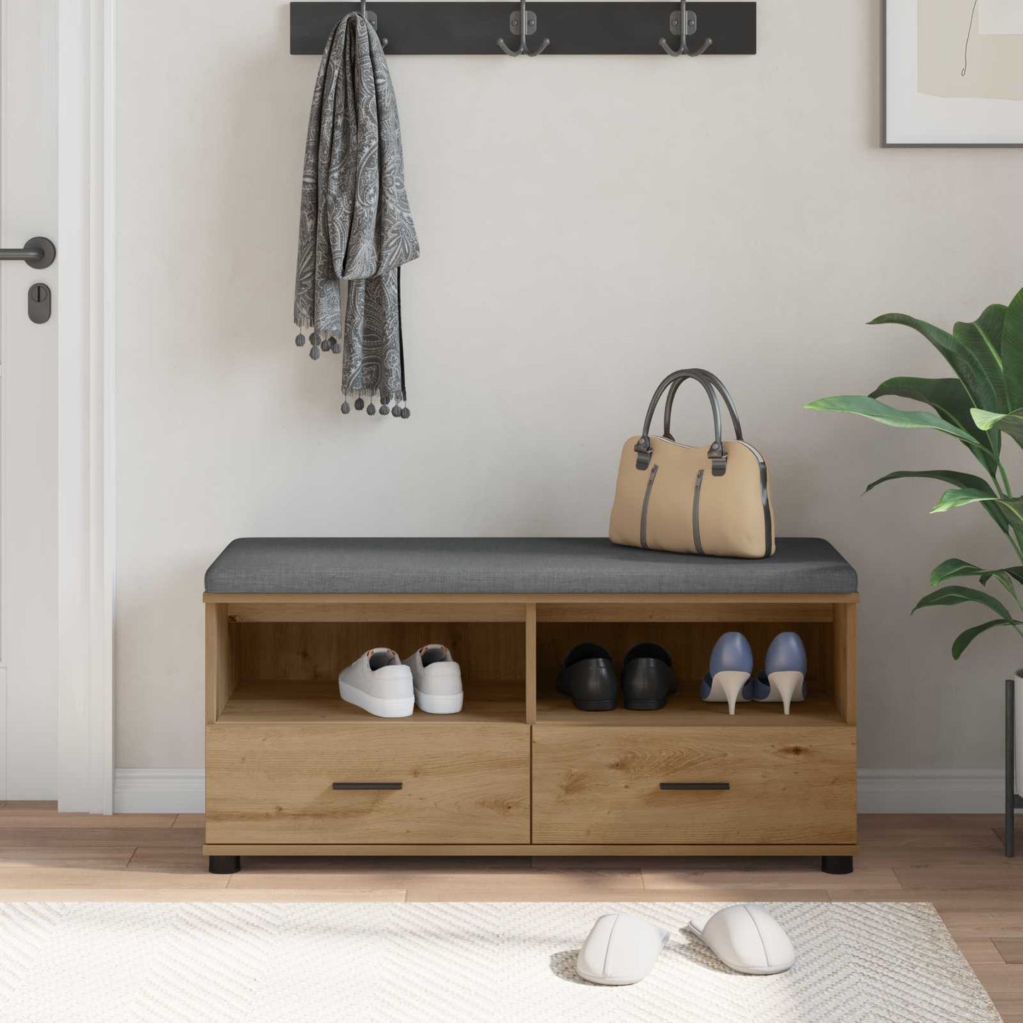 Flurbank Artisan-Eiche 100 x 38 x 46 cm