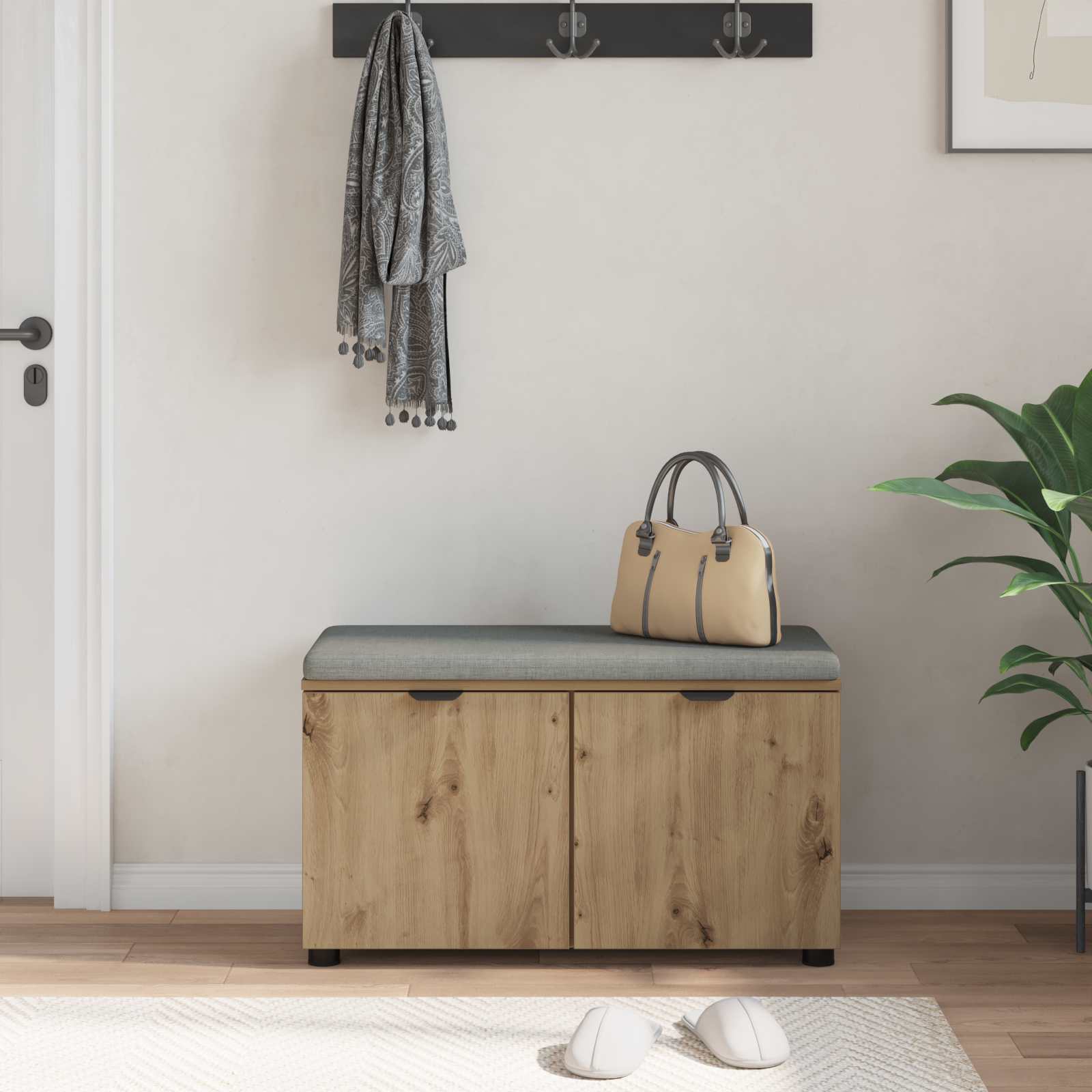 Flurbank Artisan-Eiche 80 x 38 x 46 cm