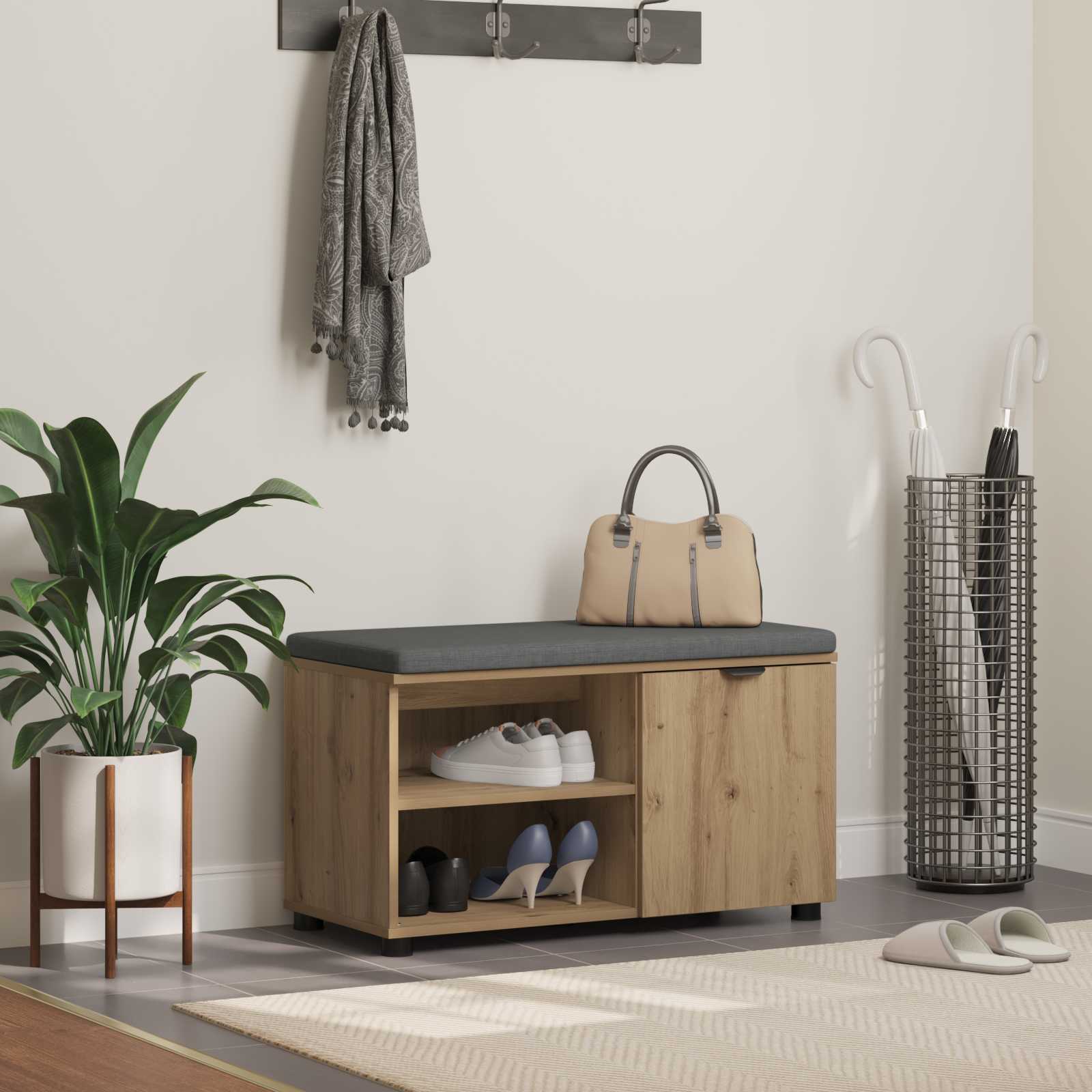 Flurbank Artisan-Eiche 80 x 38 x 46 cm