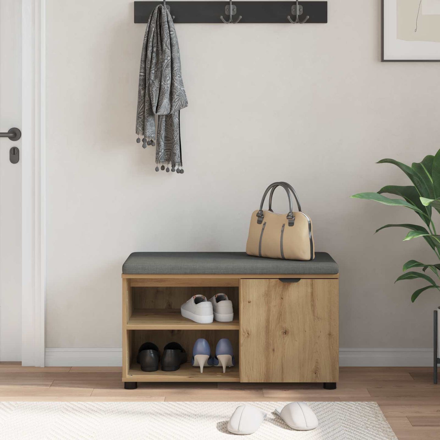 Flurbank Artisan-Eiche 80 x 38 x 46 cm