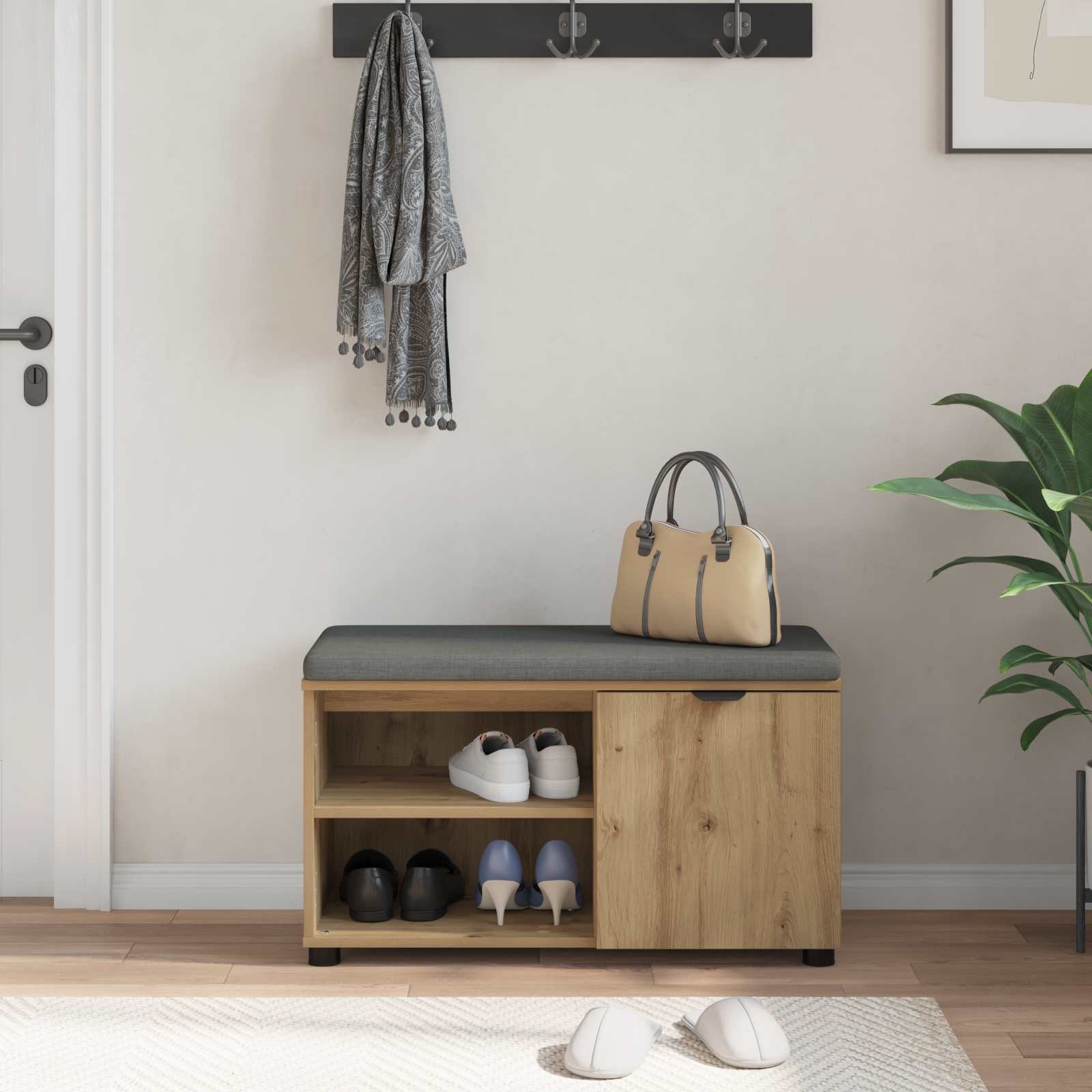 Flurbank Artisan-Eiche 80 x 38 x 46 cm