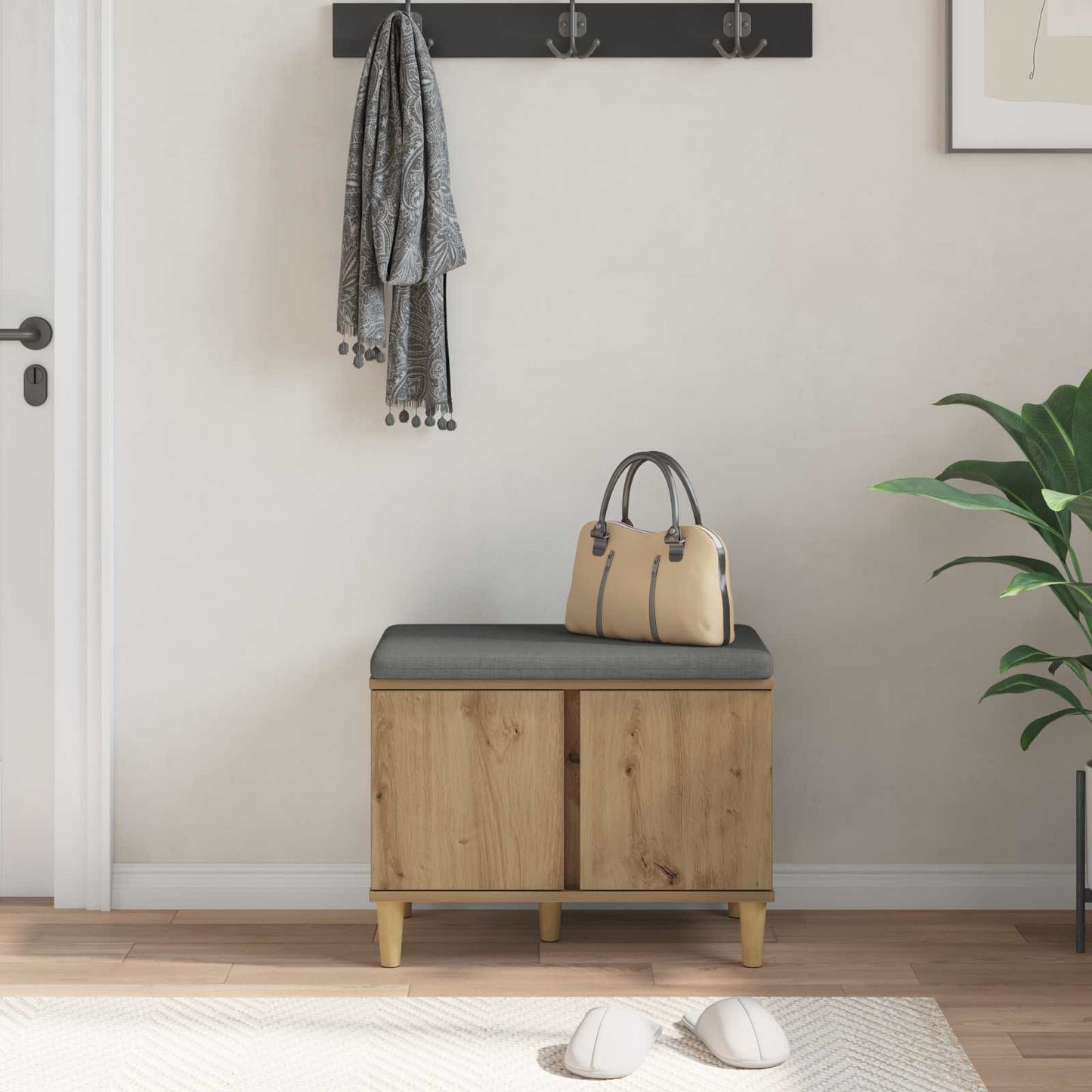 Flurbank Artisan-Eiche 60 x 38 x 46 cm