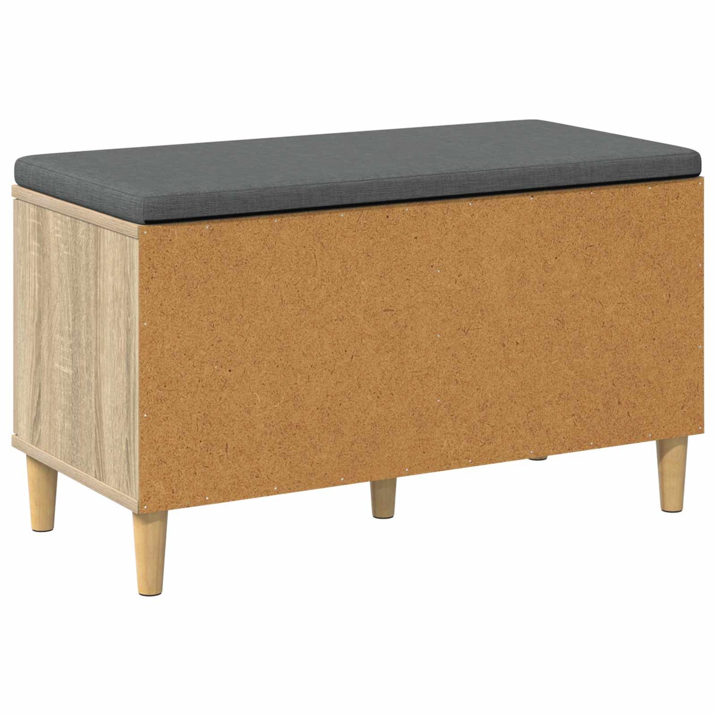 Flurbank mit Kissen mit Speicher Sonoma-Eiche 80 x 38 x 46 cm
