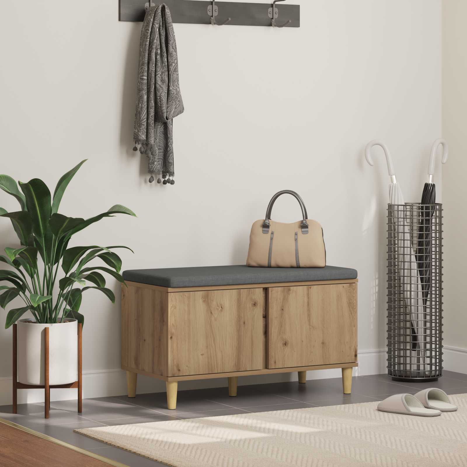 Flurbank Artisan-Eiche 80 x 38 x 46 cm