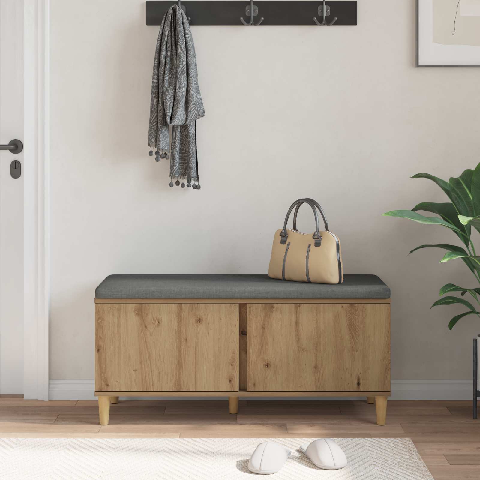 Flurbank Artisan-Eiche 100 x 38 x 46 cm