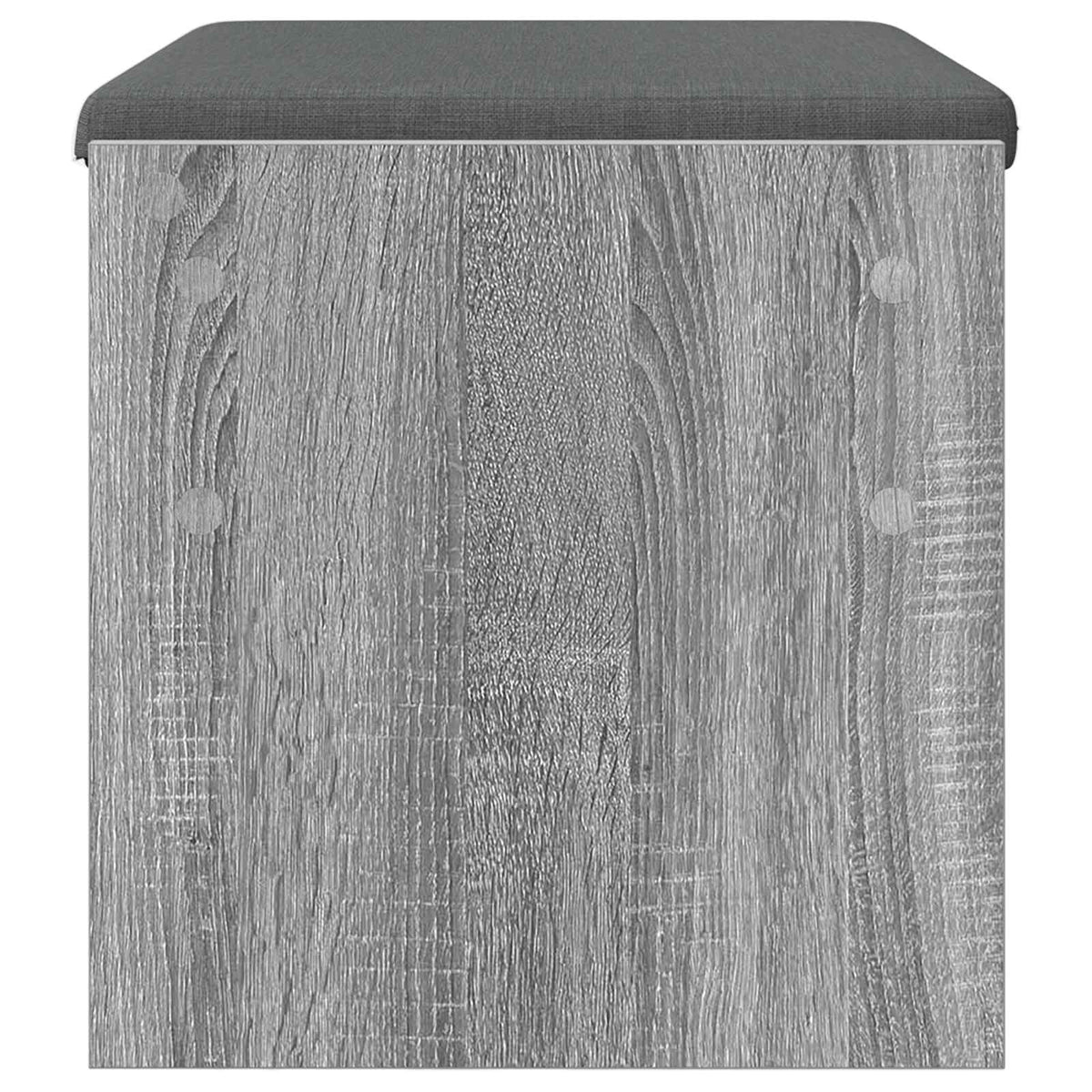 Flurbank mit Kissen Graues Sonoma 63 x 38 x 40 cm