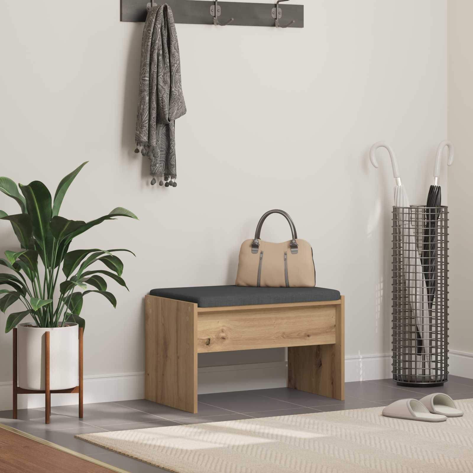 Flurbank Artisan-Eiche 63 x 38 x 40 cm