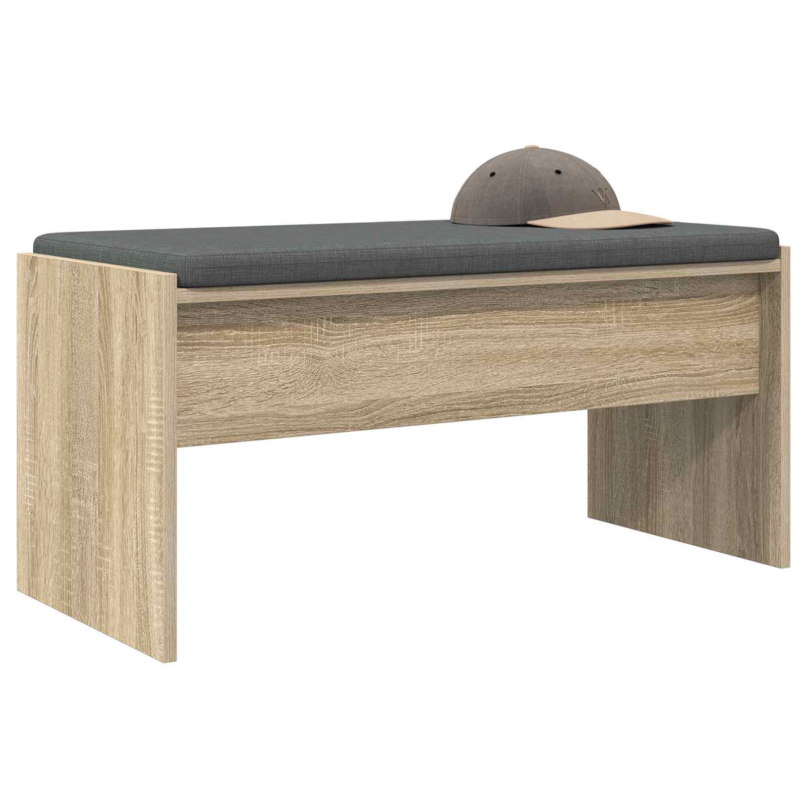Flurbank mit Kissen Sonoma-Eiche 83 x 38 x 40 cm