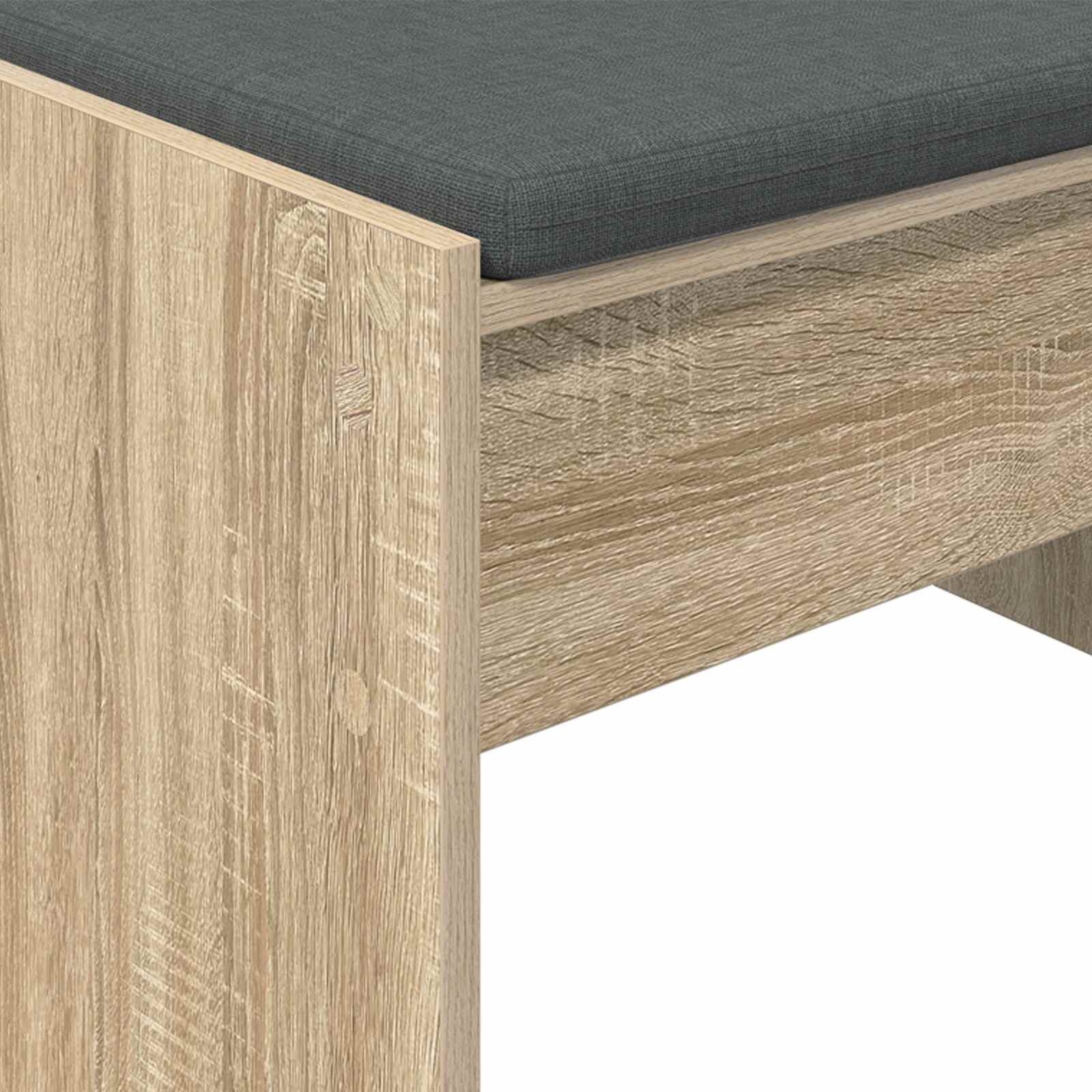 Flurbank mit Kissen Sonoma-Eiche 103 x 38 x 40 cm