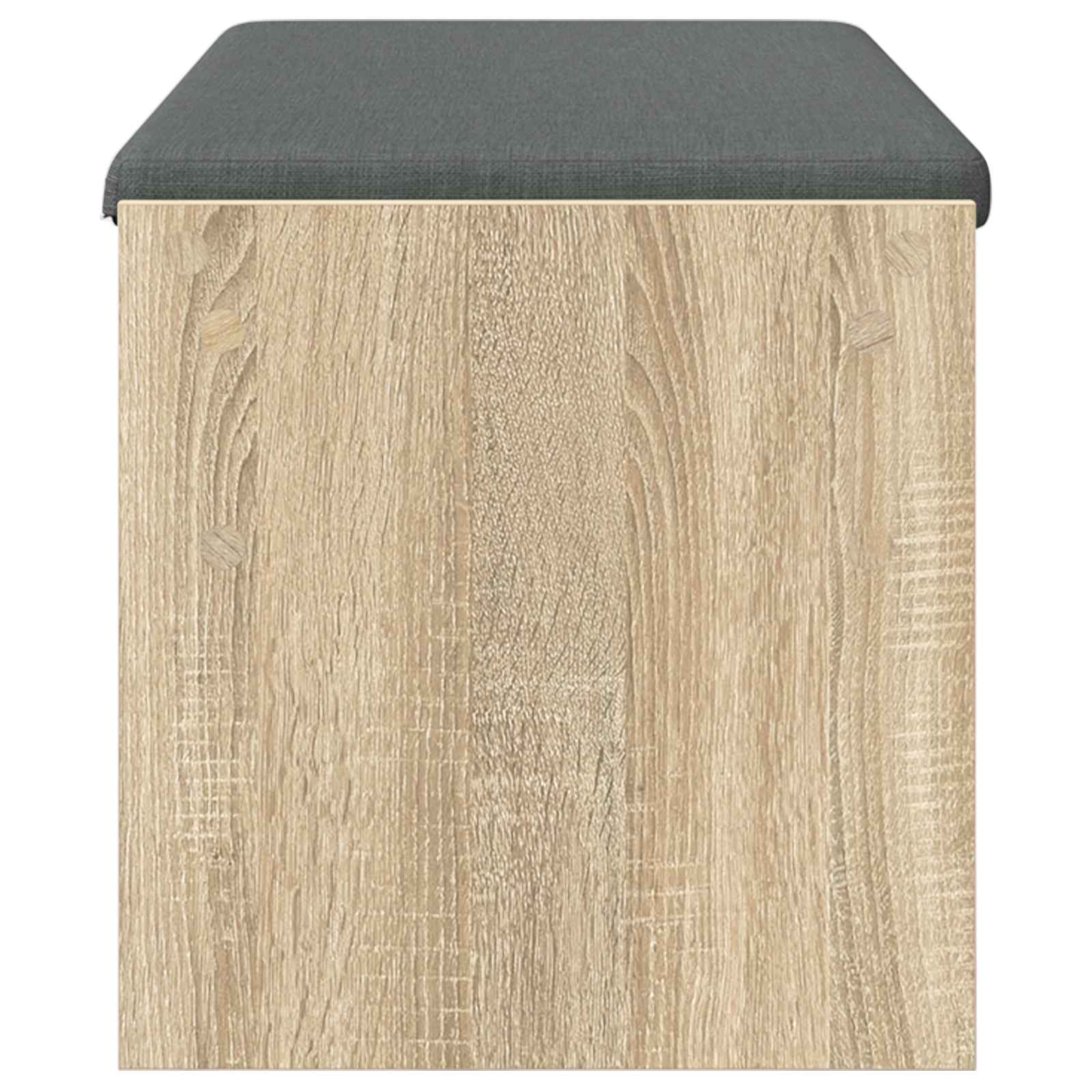 Flurbank mit Kissen Sonoma-Eiche 103 x 38 x 40 cm