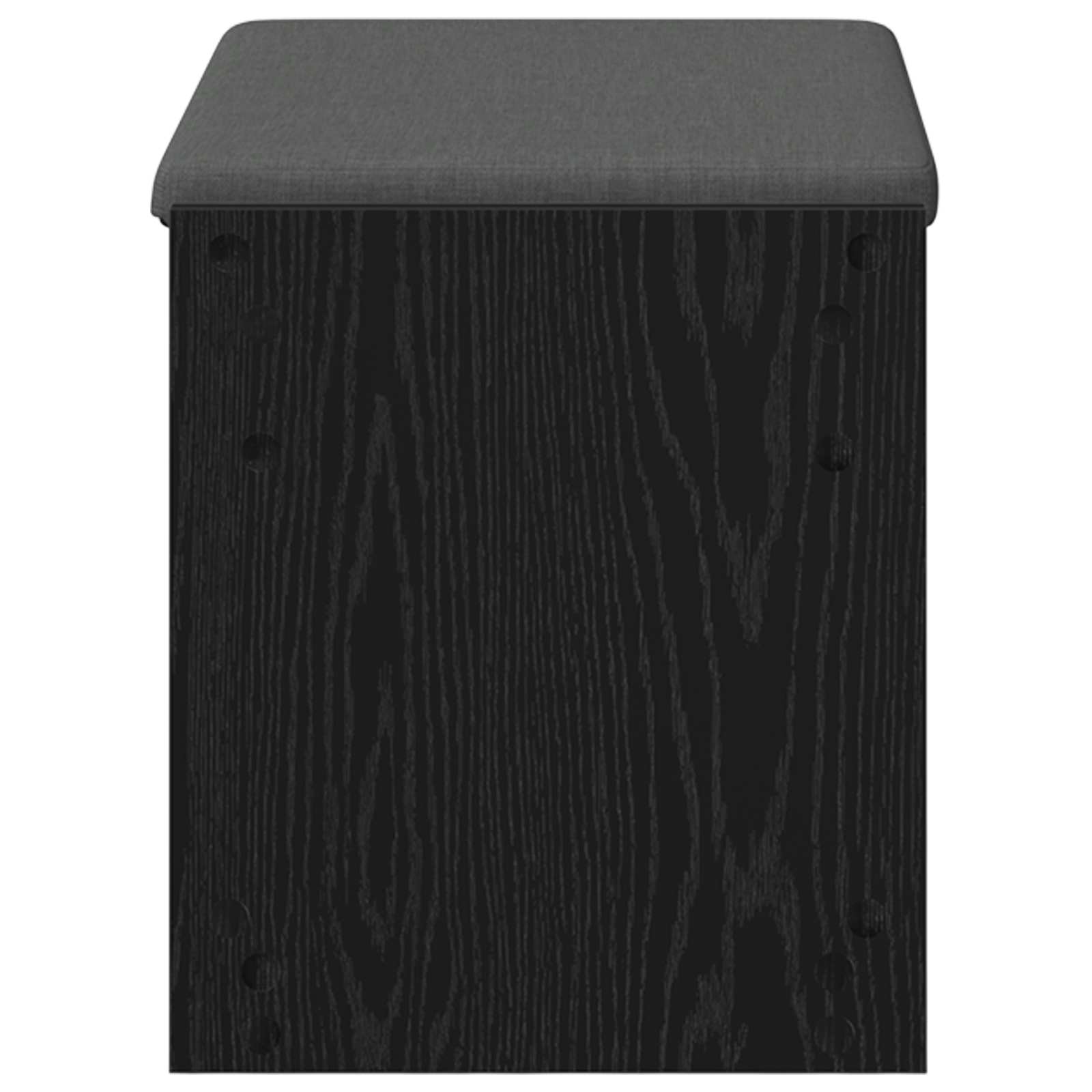 Flurbank Schwarz Eichen-Optik 63 x 38 x 45 cm
