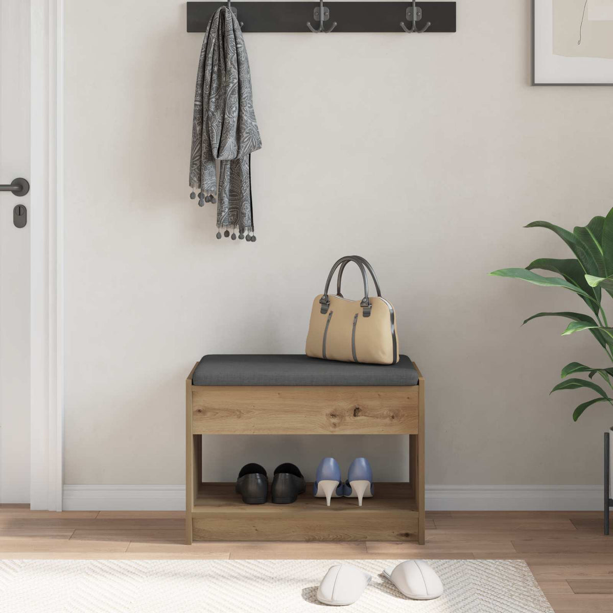 Flurbank Artisan-Eiche 63 x 38 x 45 cm