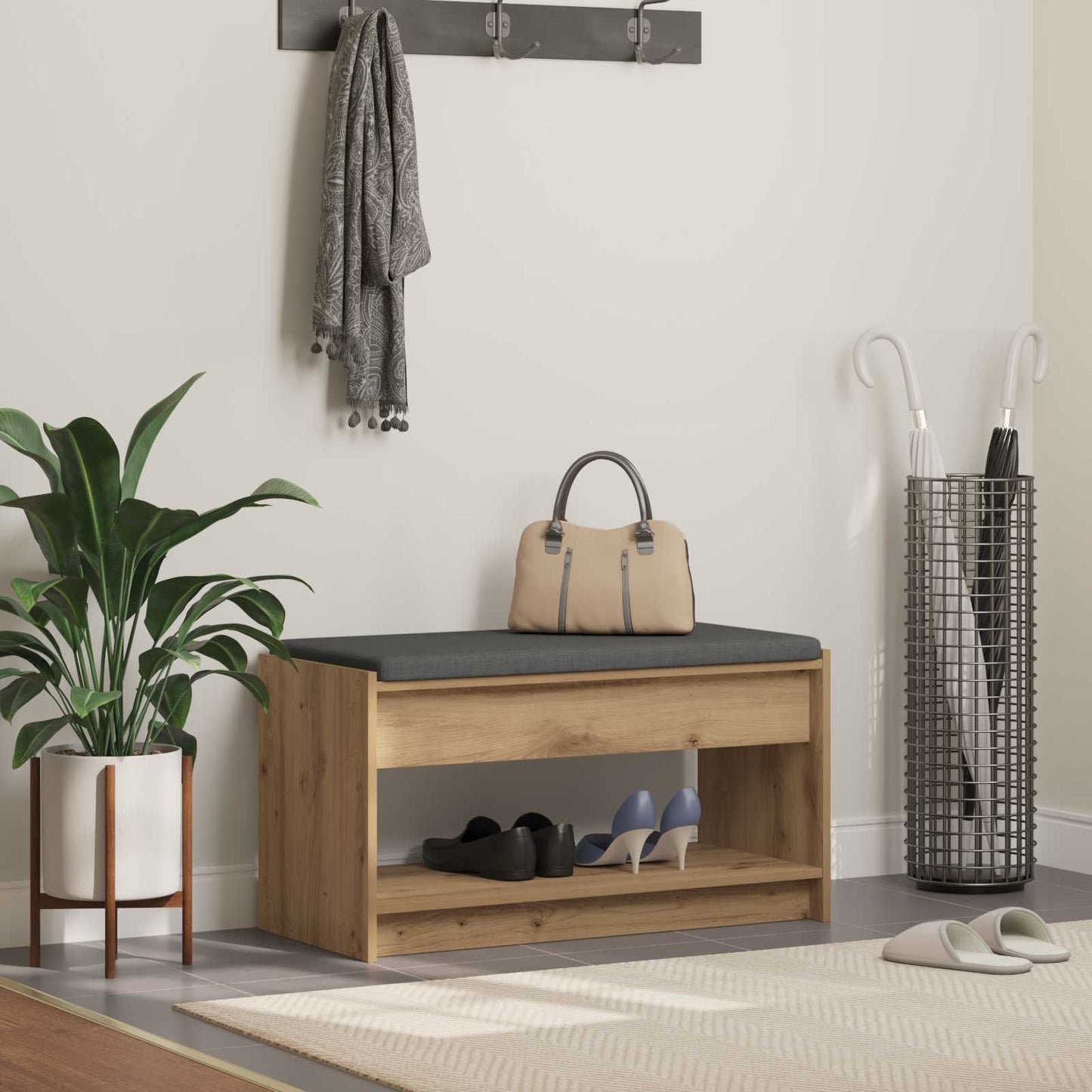 Flurbank Artisan-Eiche 83 x 38 x 45 cm