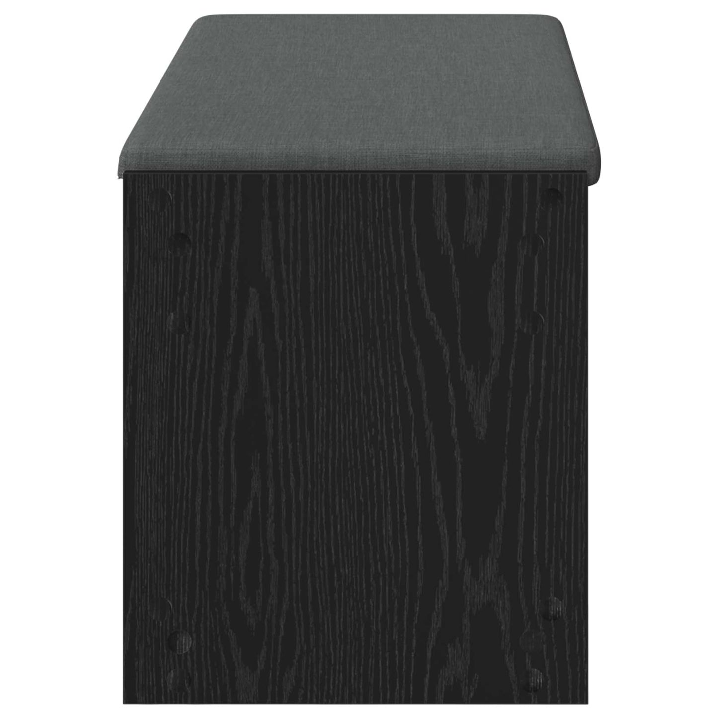 Flurbank Schwarz Eichen-Optik 103 x 38 x 45 cm