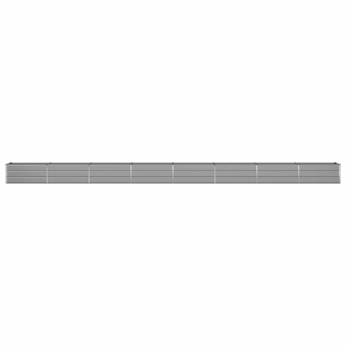 Pflanzkübel Hellgrau 770 x 50 x 45 cm Verzinkter Stahl