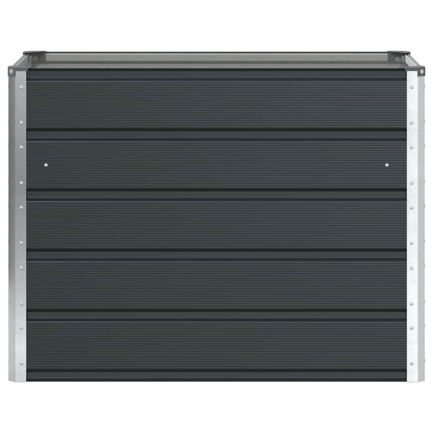 Pflanzkübel Anthrazit 100 x 50 x 75 cm Verzinkter Stahl