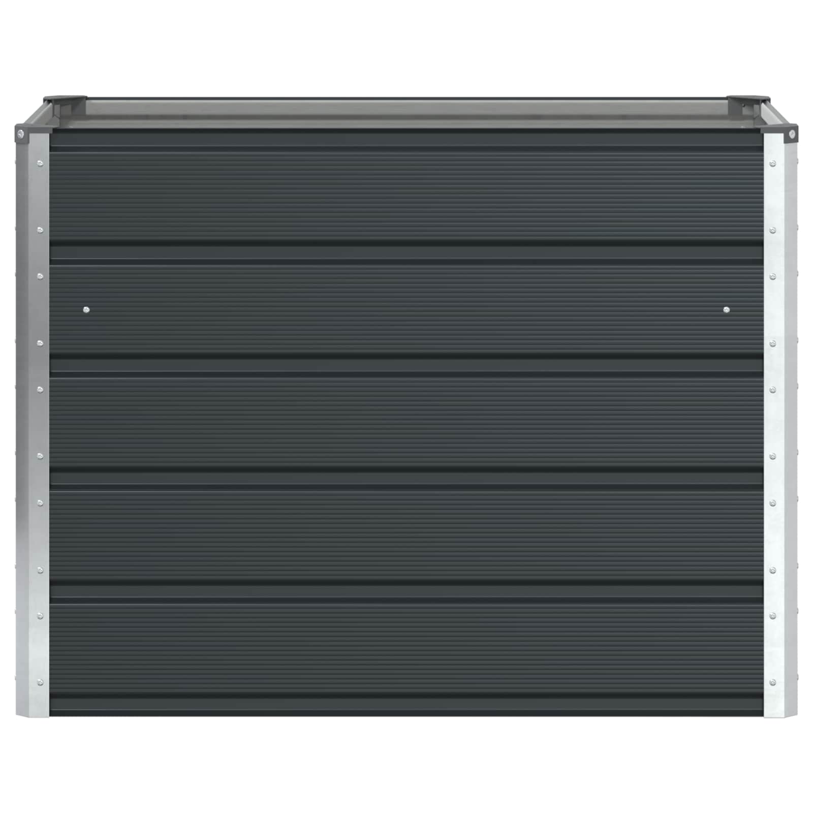 Pflanzkübel Anthrazit 100 x 50 x 75 cm Verzinkter Stahl