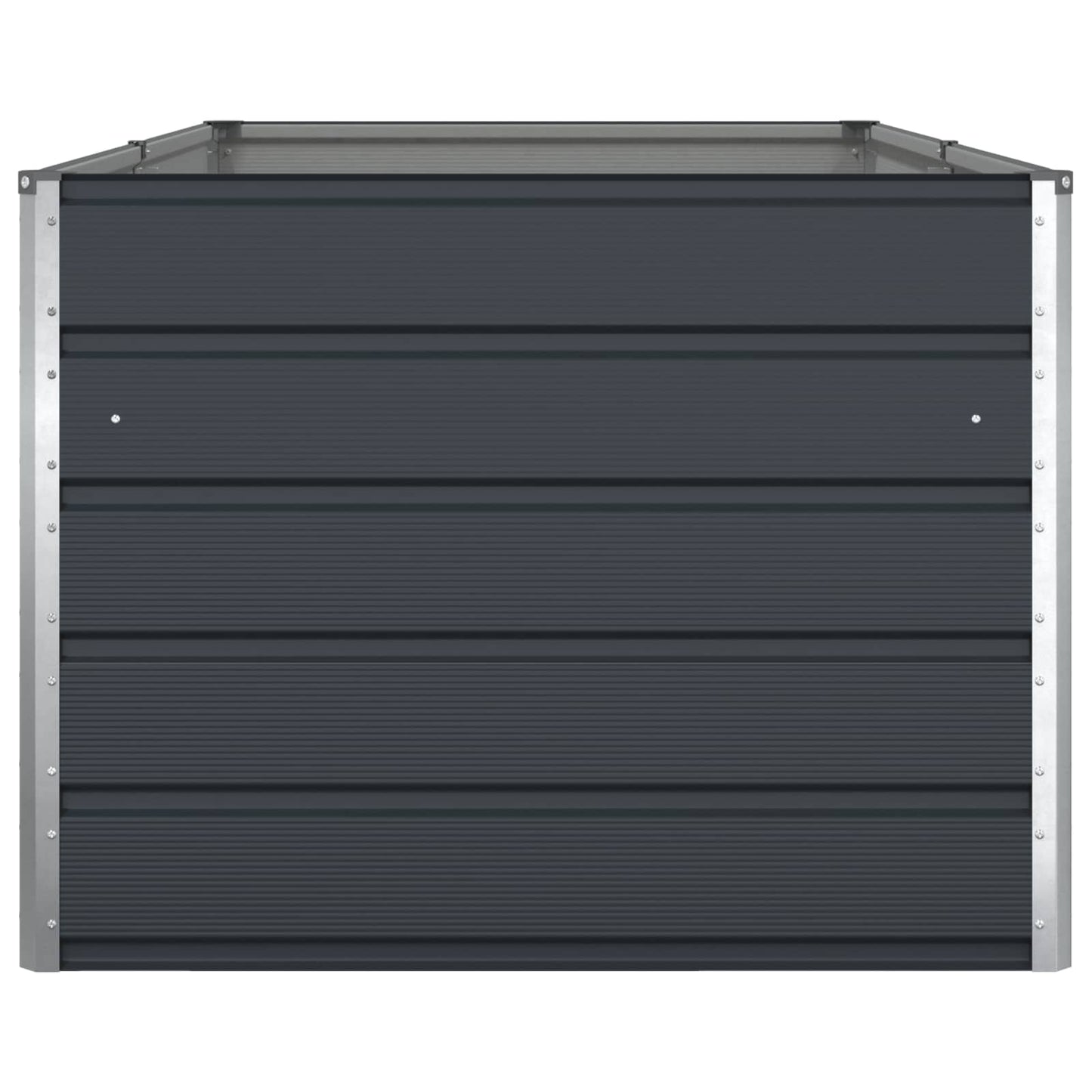 Pflanzkübel Anthrazit 195 x 100 x 75 cm Verzinkter Stahl