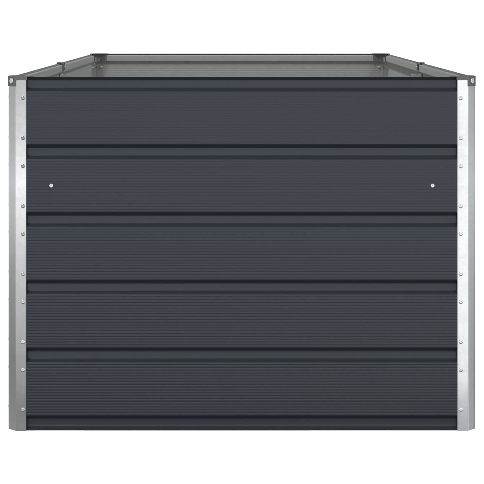 Pflanzkübel Anthrazit 195 x 100 x 75 cm Verzinkter Stahl