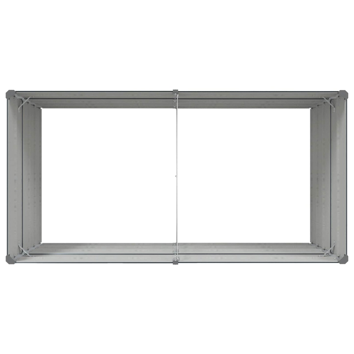 Pflanzkübel Anthrazit 195 x 100 x 75 cm Verzinkter Stahl