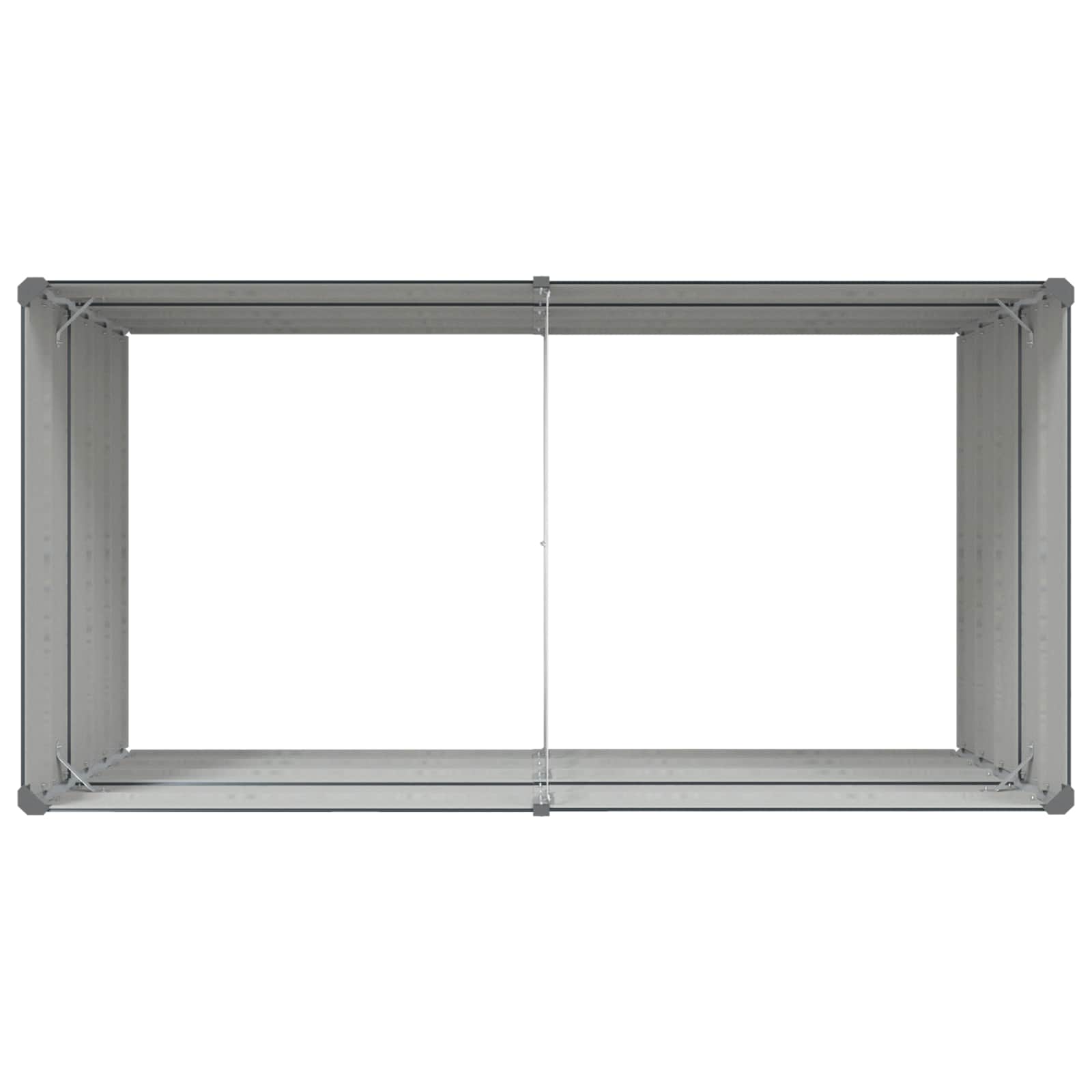 Pflanzkübel Anthrazit 195 x 100 x 75 cm Verzinkter Stahl