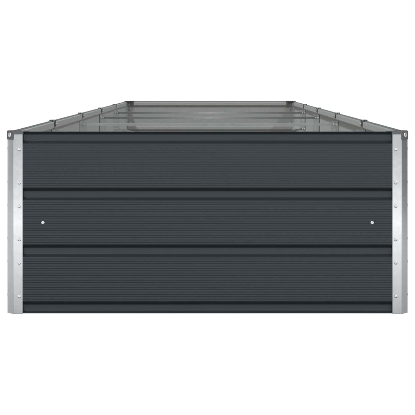 Pflanzkübel Anthrazit 480 x 100 x 45 cm Verzinkter Stahl
