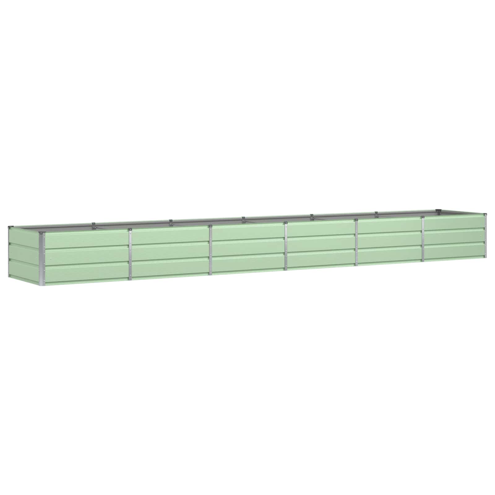Pflanzkübel Grün 480 x 80 x 45 cm Stahl
