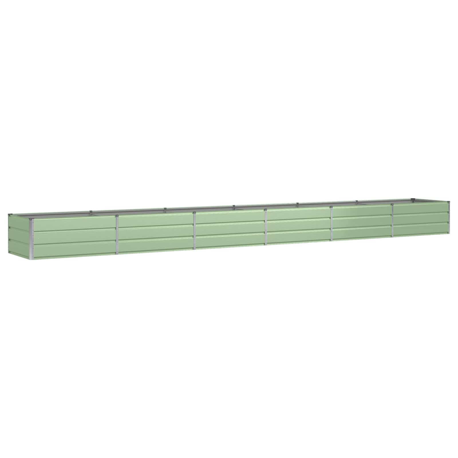 Pflanzkübel Grün 600 x 80 x 45 cm Stahl