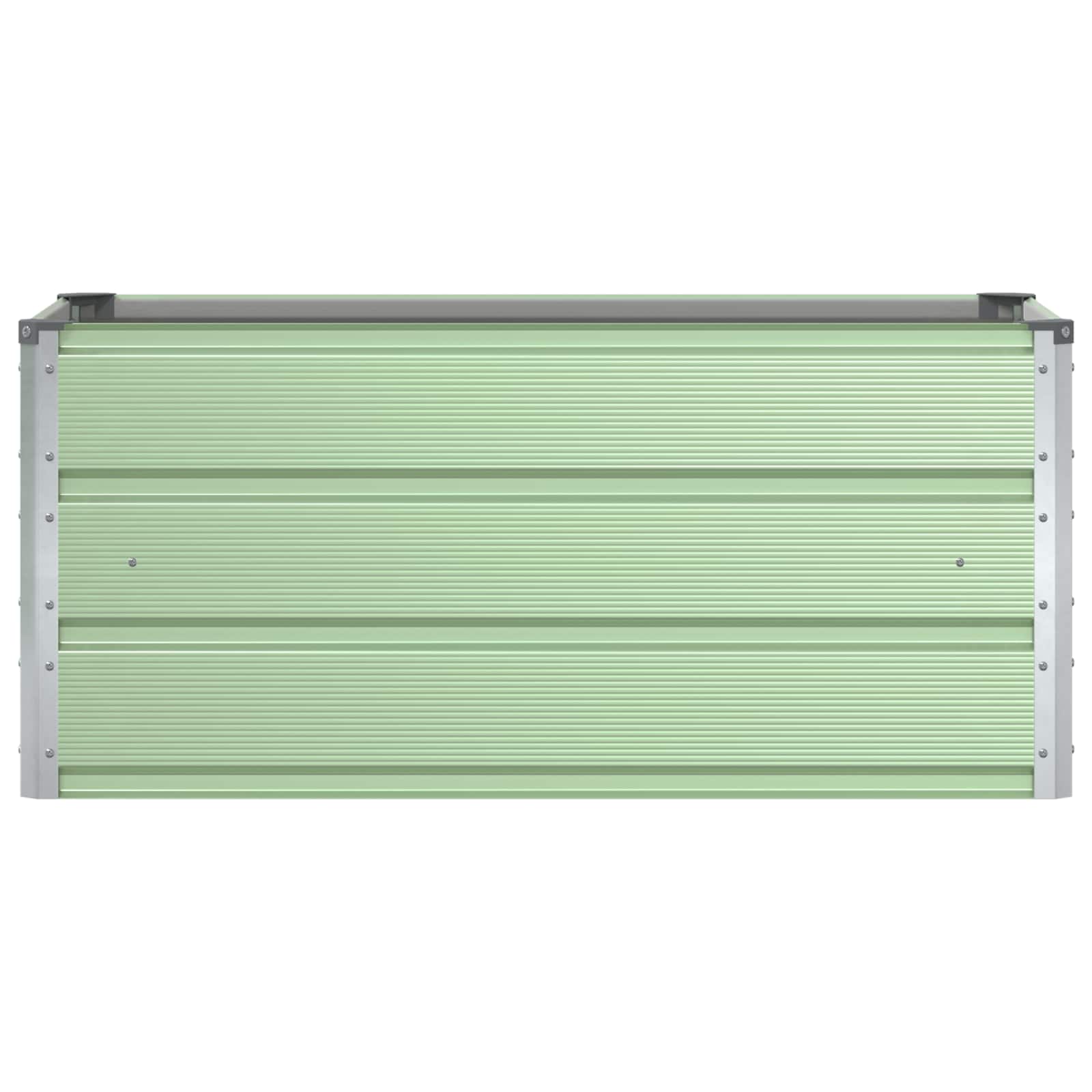 Pflanzkübel Pastellgrün 100 x 50 x 45 cm Verzinkter Stahl
