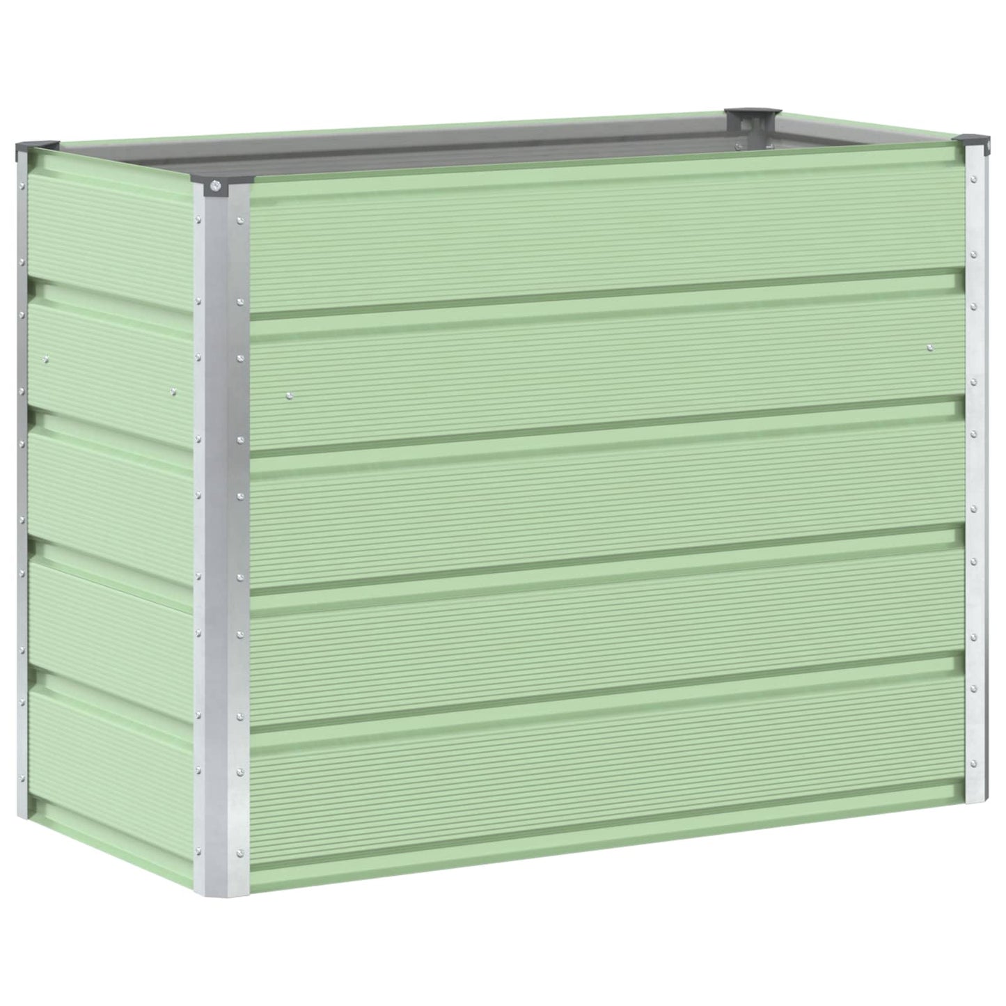 Pflanzkübel Pastellgrün 100 x 50 x 77 cm Verzinkter Stahl