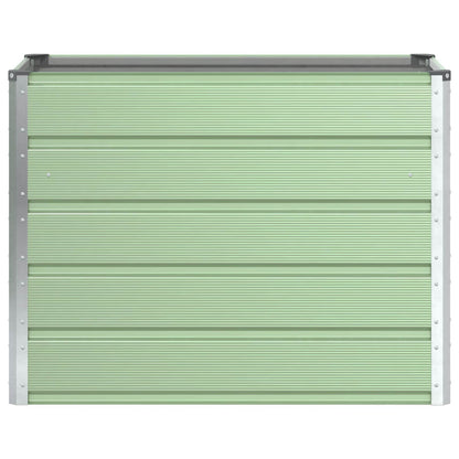 Pflanzkübel Pastellgrün 100 x 50 x 75 cm Verzinkter Stahl