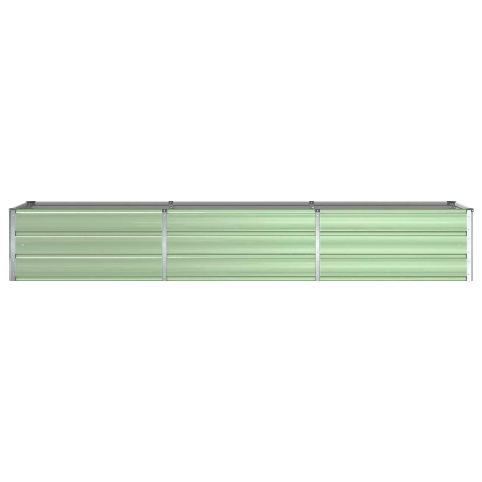 Pflanzkübel Pastellgrün 290 x 50 x 45 cm Verzinkter Stahl