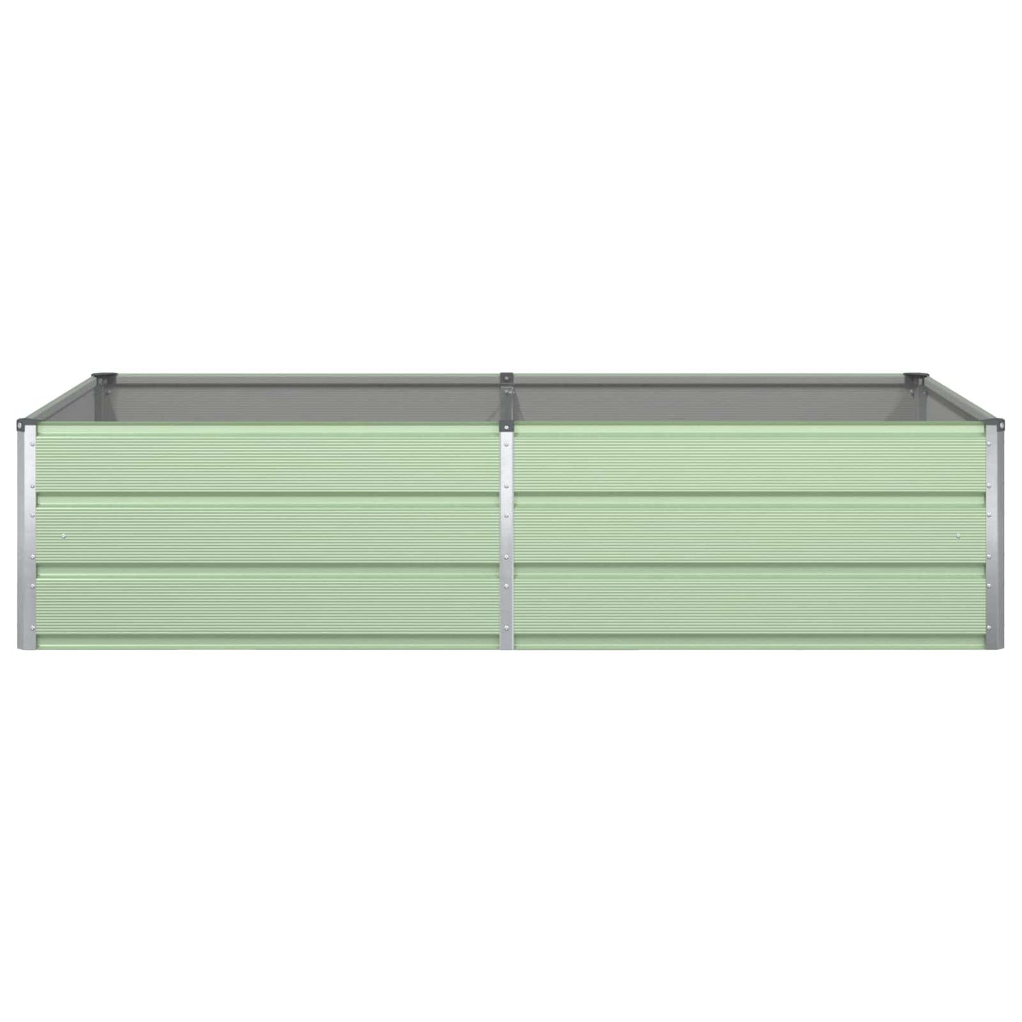 Pflanzkübel Pastellgrün 195 x 100 x 45 cm Verzinkter Stahl