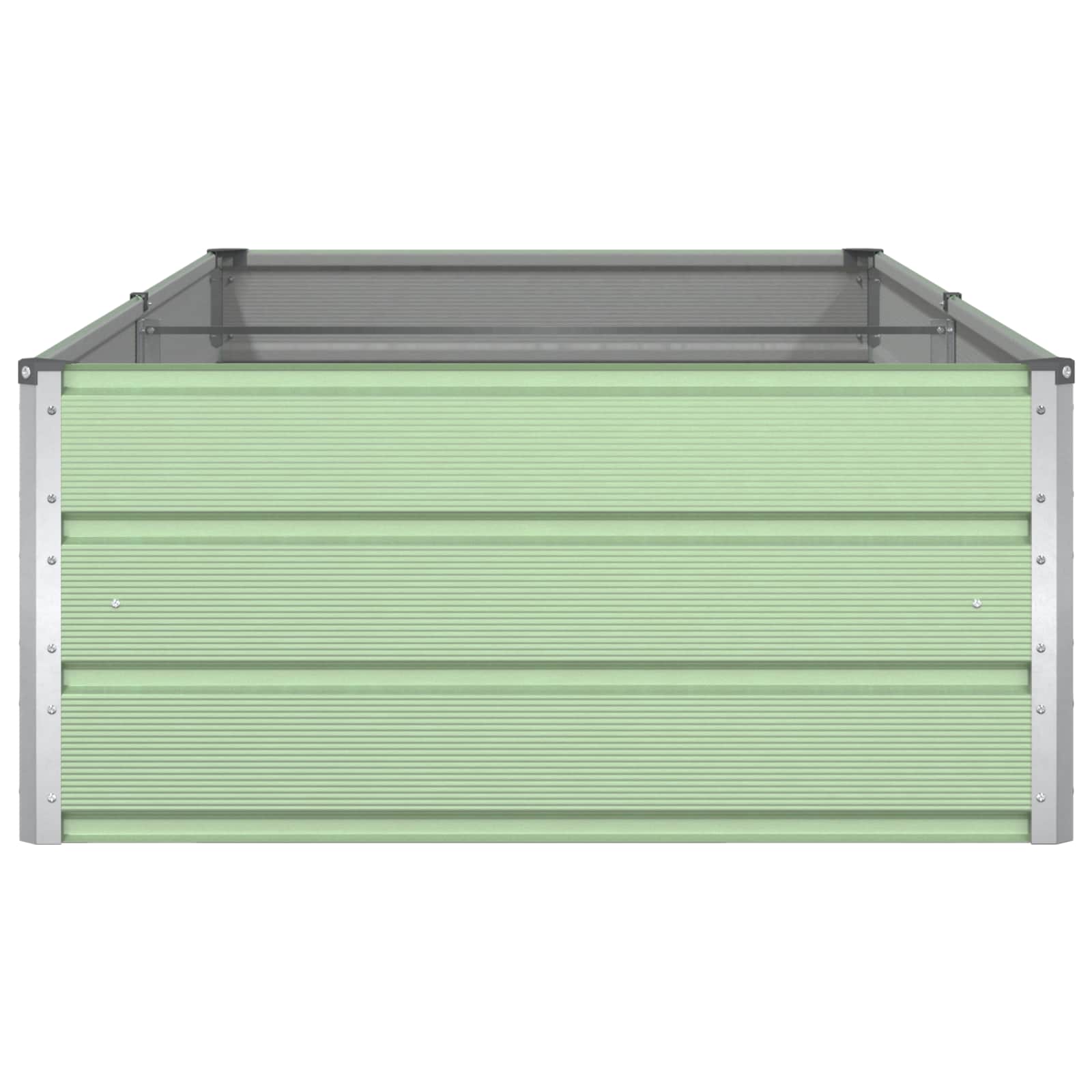 Pflanzkübel Pastellgrün 195 x 100 x 45 cm Verzinkter Stahl