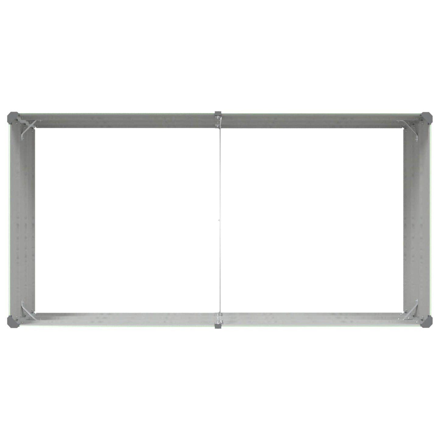 Pflanzkübel Pastellgrün 195 x 100 x 45 cm Verzinkter Stahl