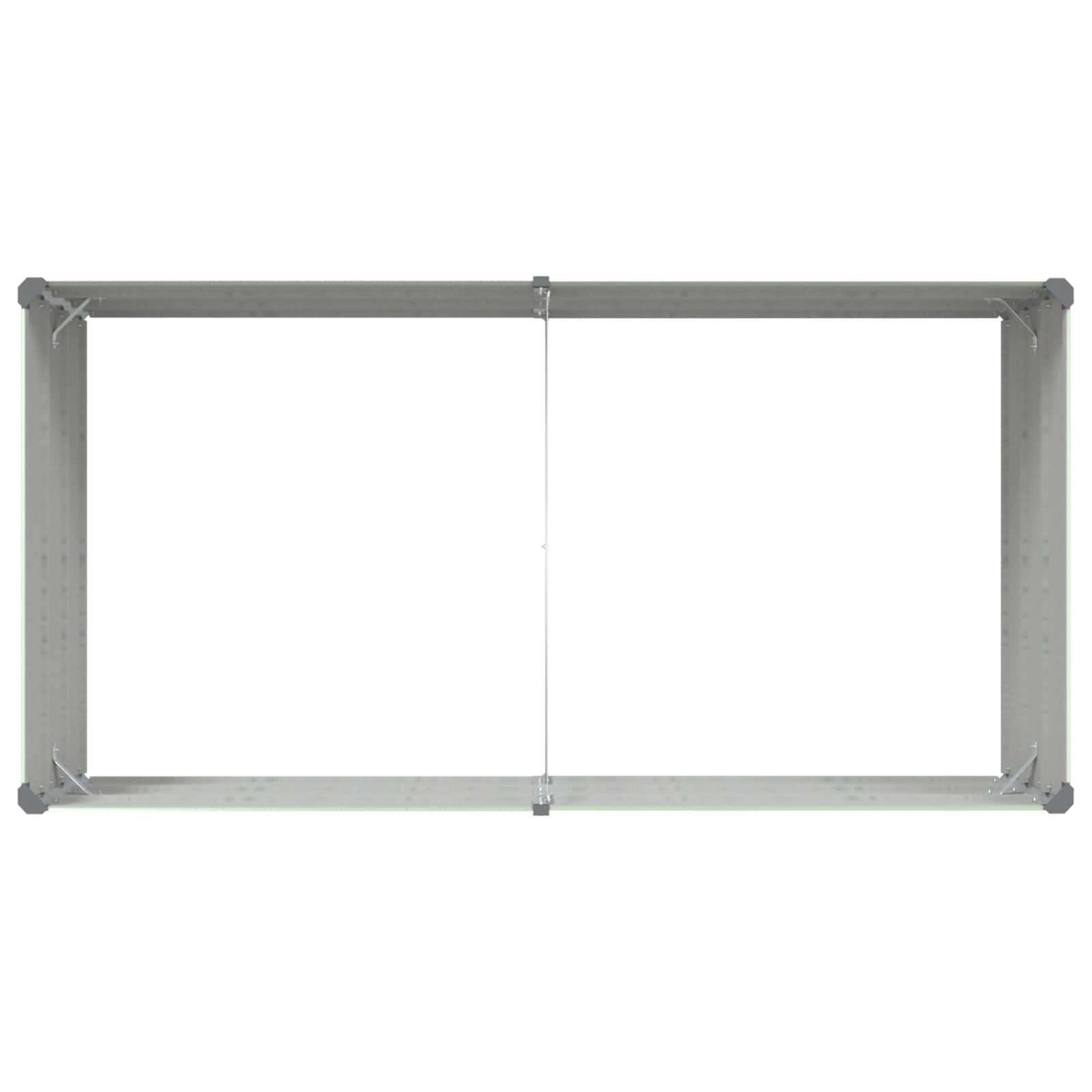 Pflanzkübel Pastellgrün 195 x 100 x 45 cm Verzinkter Stahl