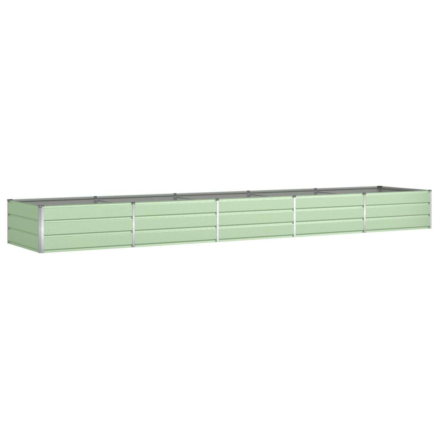 Pflanzkübel Pastellgrün 480 x 100 x 45 cm Verzinkter Stahl