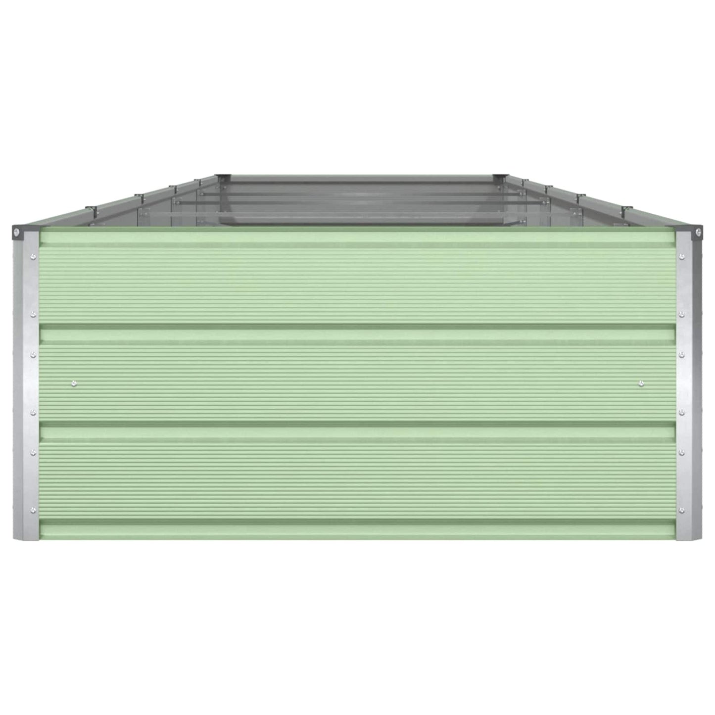 Pflanzkübel Pastellgrün 480 x 100 x 45 cm Verzinkter Stahl