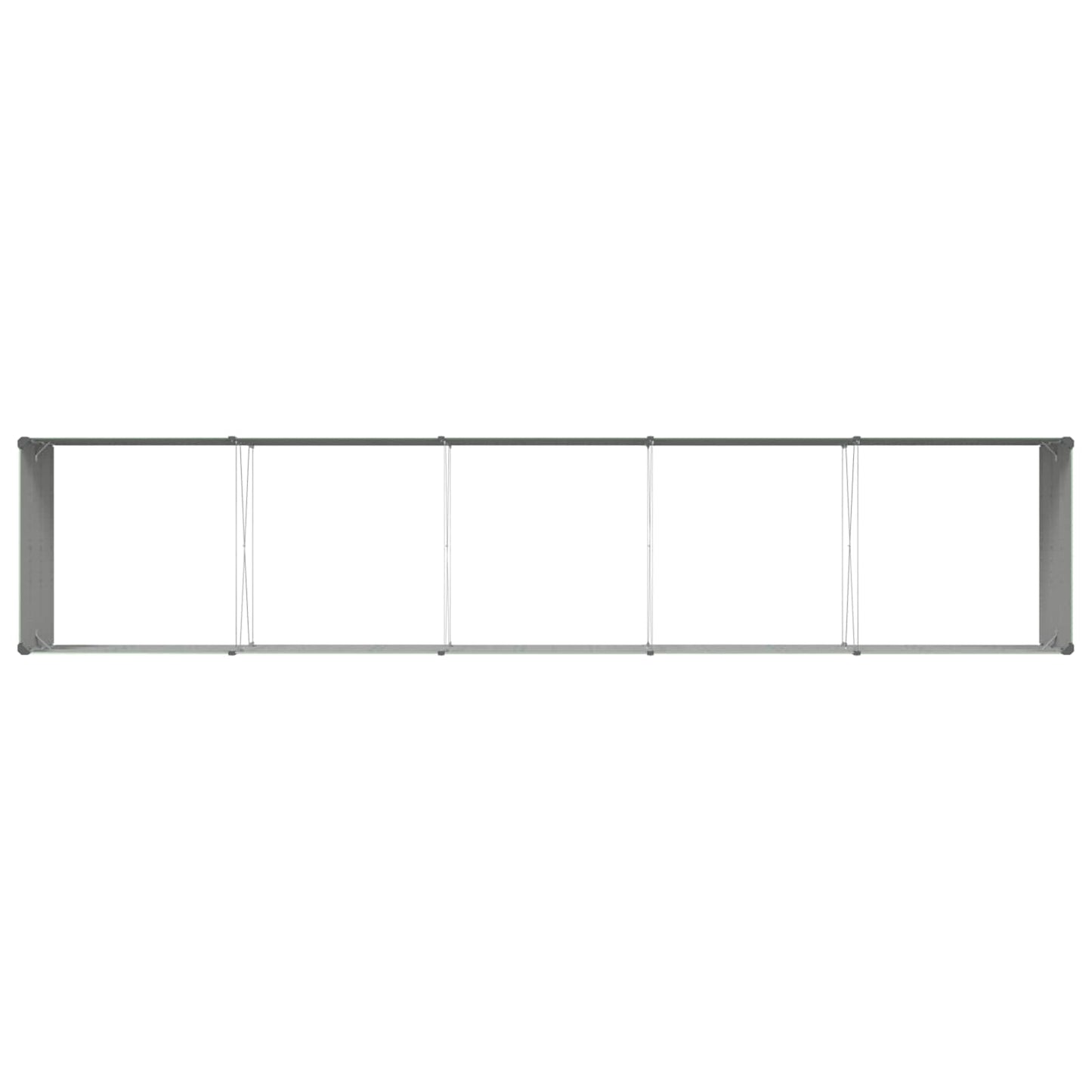 Pflanzkübel Pastellgrün 480 x 100 x 45 cm Verzinkter Stahl