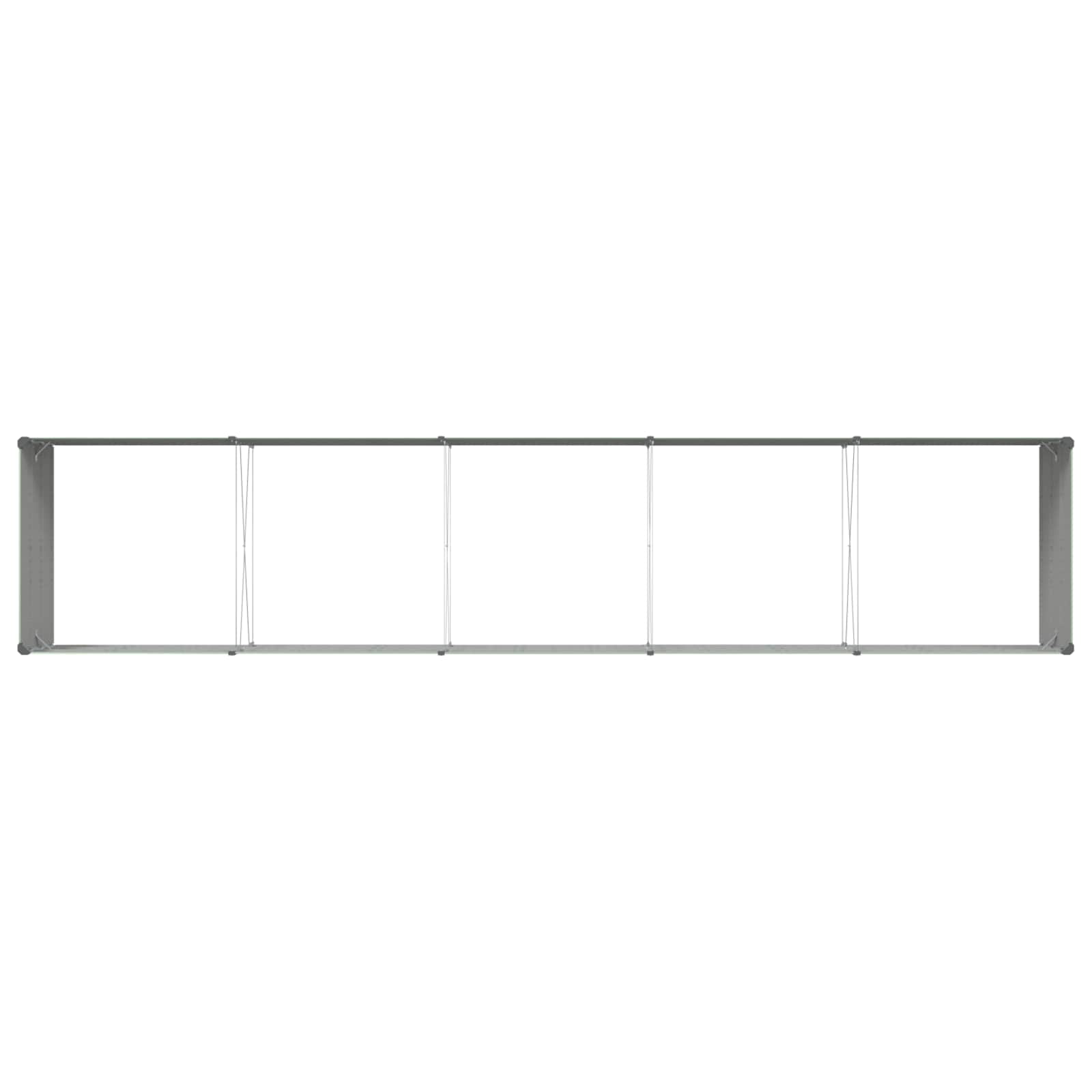 Pflanzkübel Pastellgrün 480 x 100 x 45 cm Verzinkter Stahl
