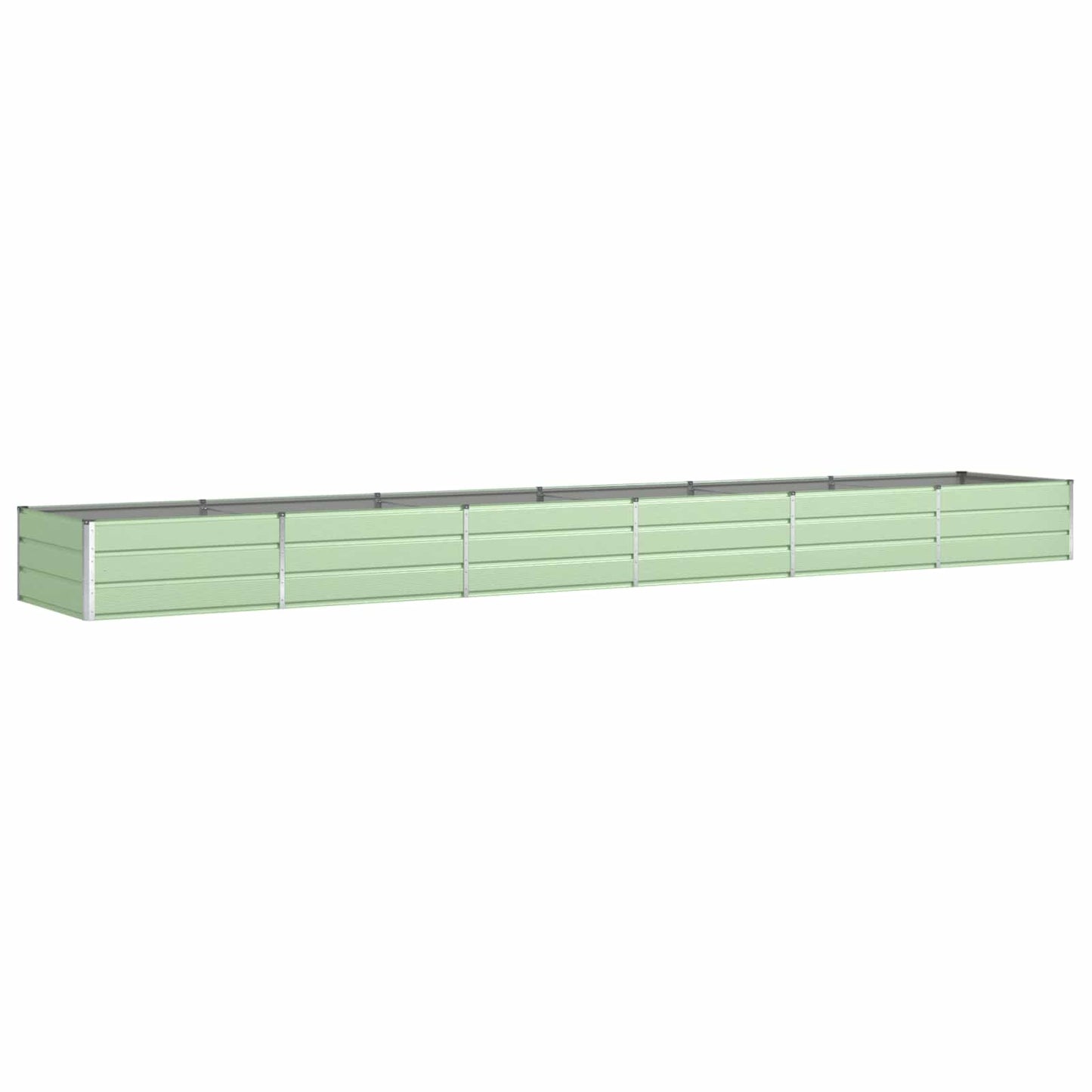 Pflanzkübel Pastellgrün 580 x 100 x 45 cm Verzinkter Stahl