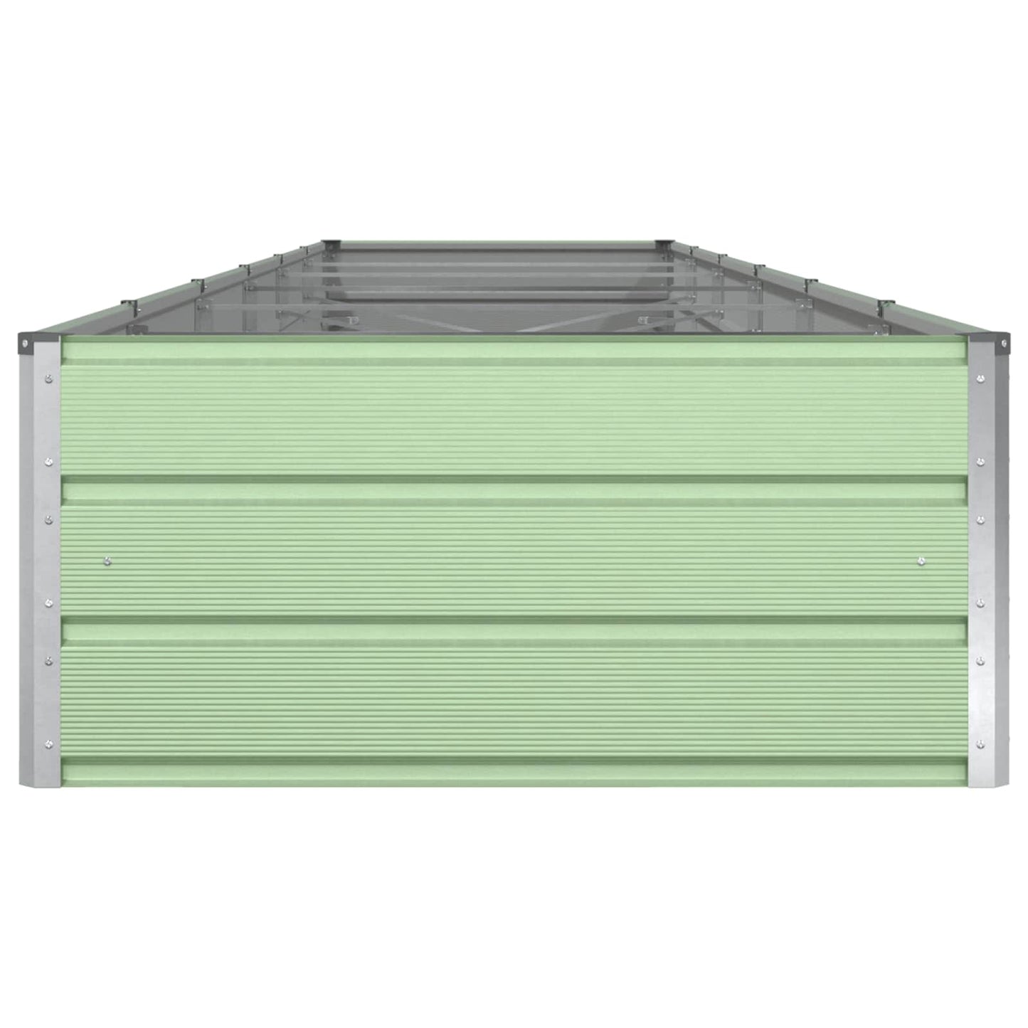 Pflanzkübel Pastellgrün 580 x 100 x 45 cm Verzinkter Stahl