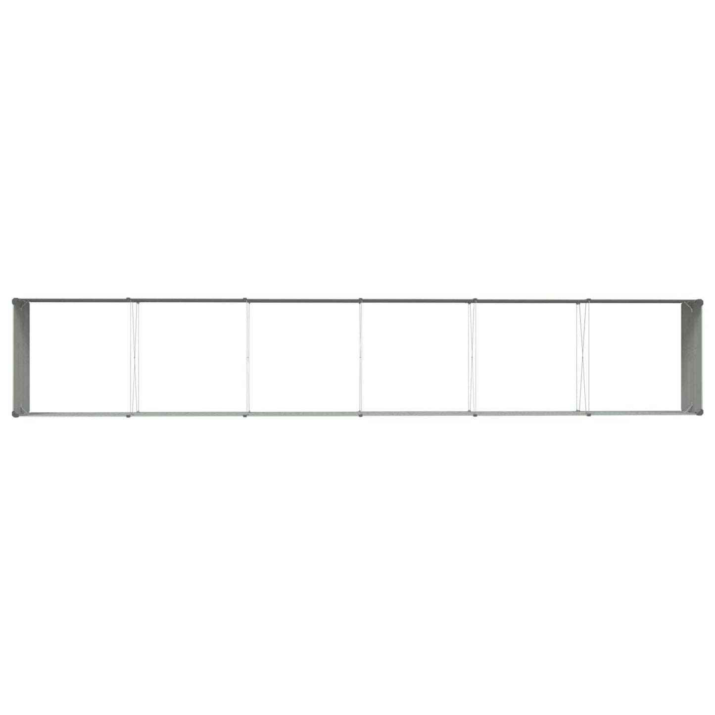 Pflanzkübel Pastellgrün 580 x 100 x 45 cm Verzinkter Stahl