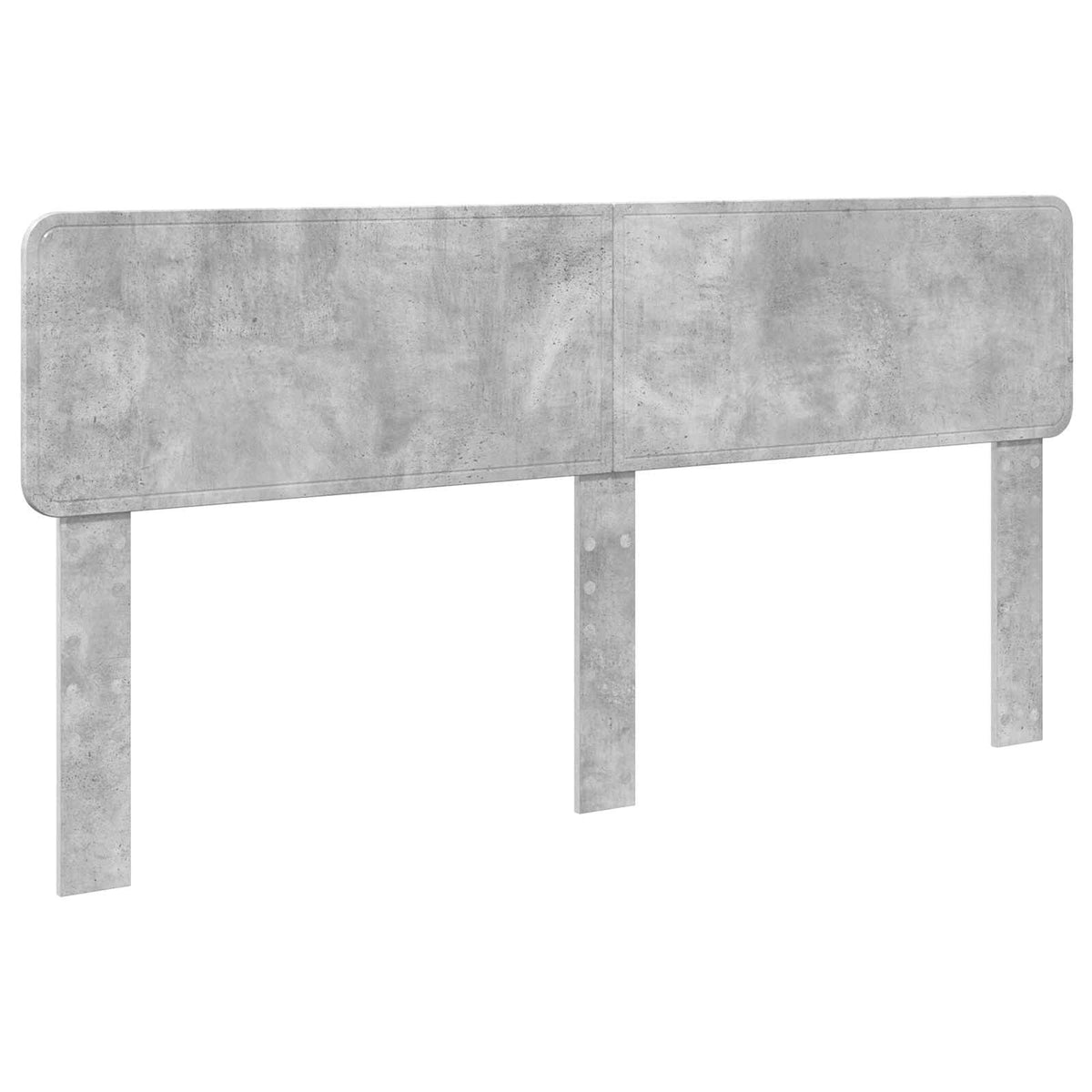 Bettrahmen Betongrau 180 x 200 cm Massives Kiefernholz