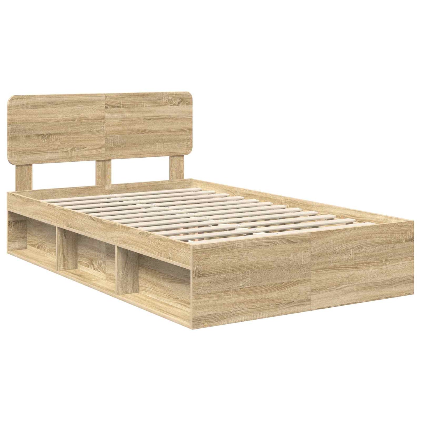 Bettrahmen Sonoma 120 x 190 cm Massives Kiefernholz