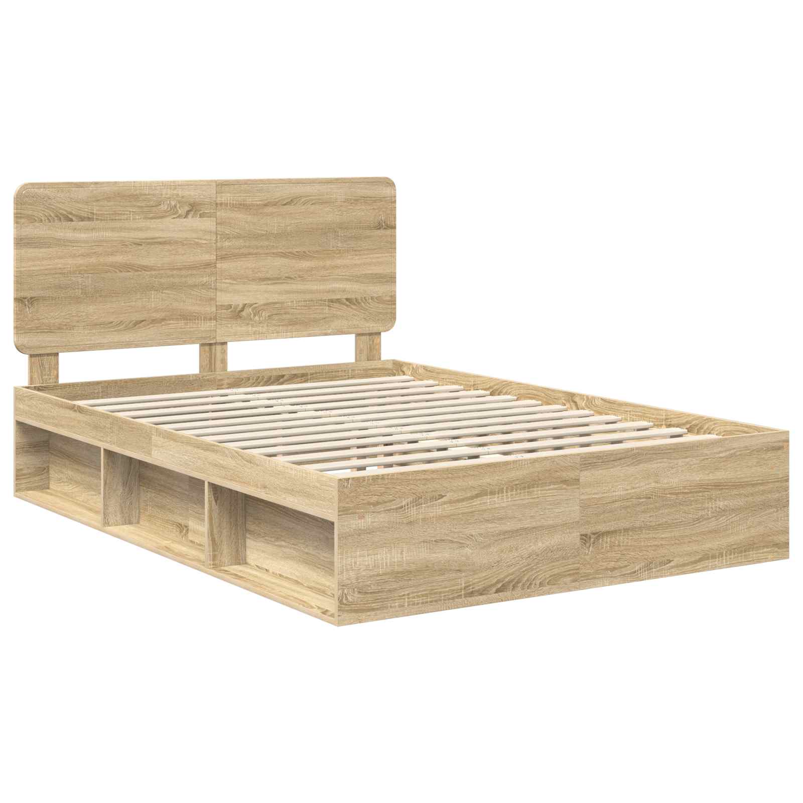 Bettrahmen Sonoma 140 x 190 cm Massives Kiefernholz